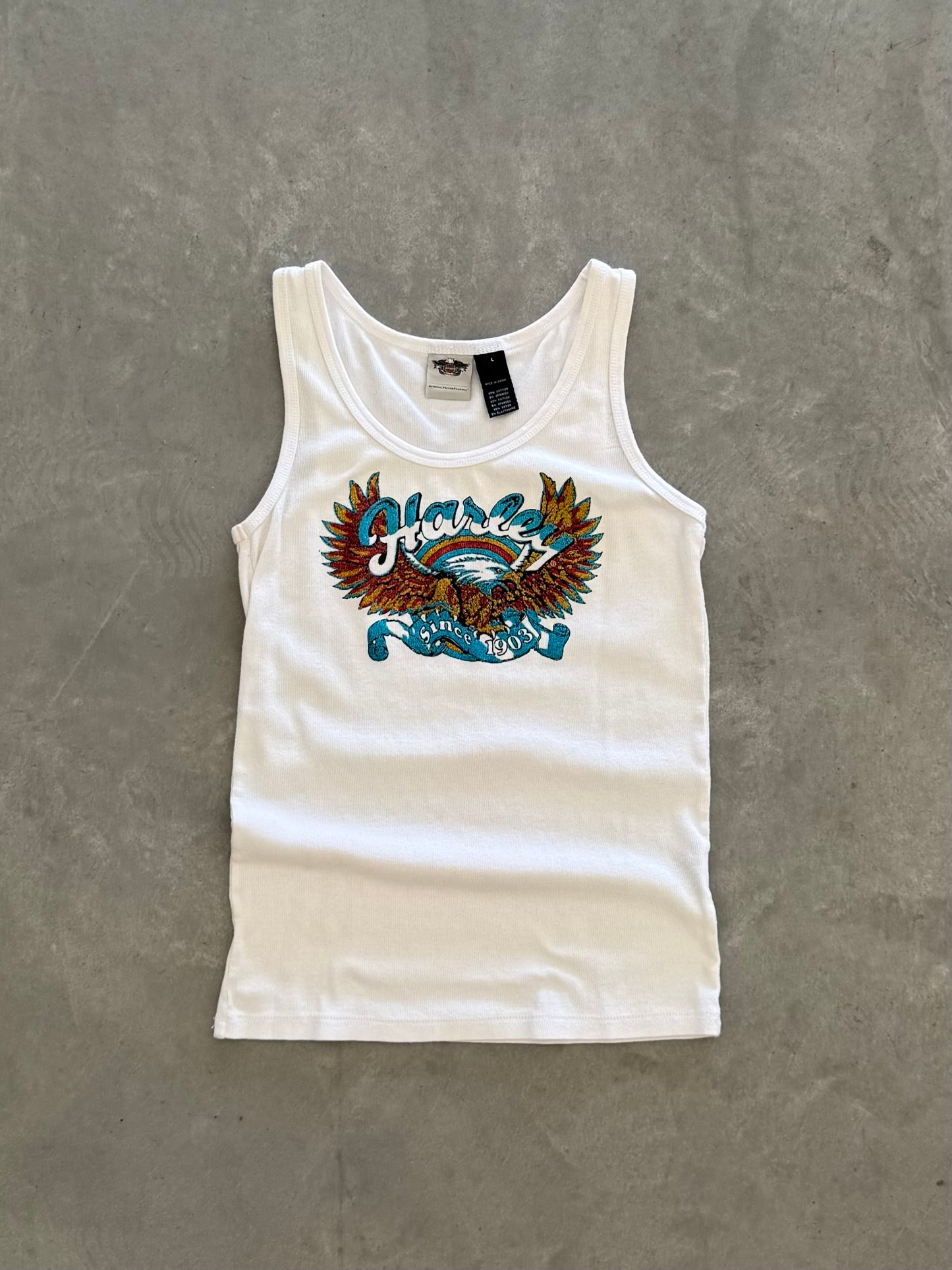 Vintage Harley Davidson Tank Top - L