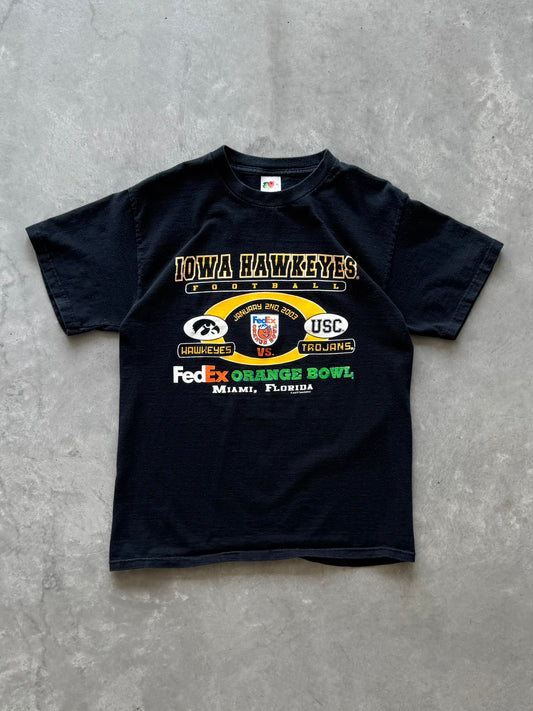 Vintage 2003 Iowa Hawkeyes Orange Bowl Tee - M