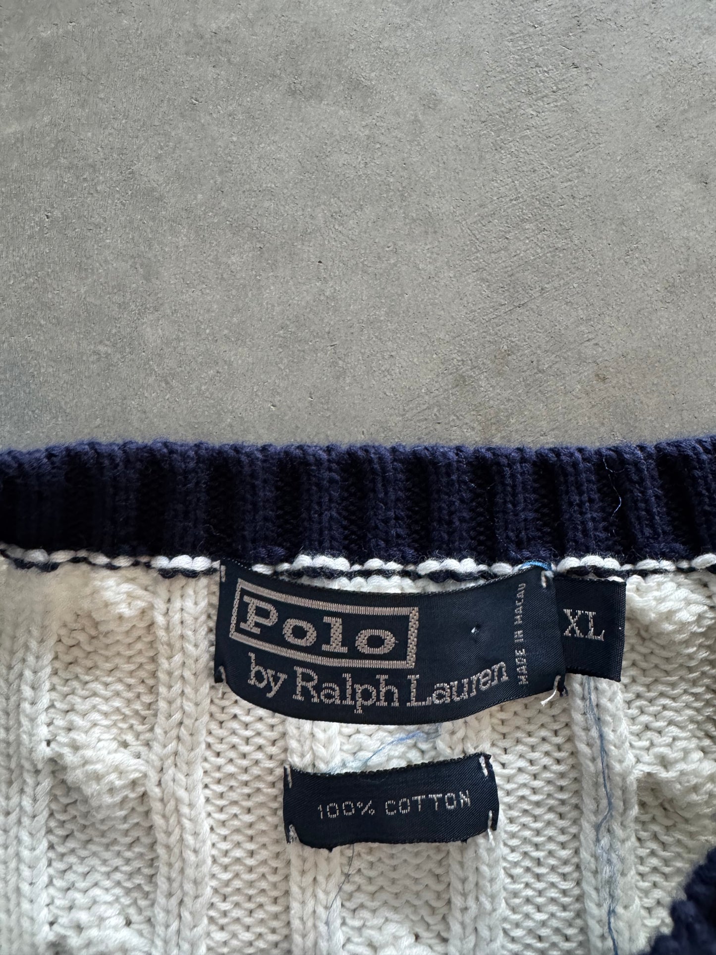 Vintage Polo Ralph Lauren Striped Sweater - XL