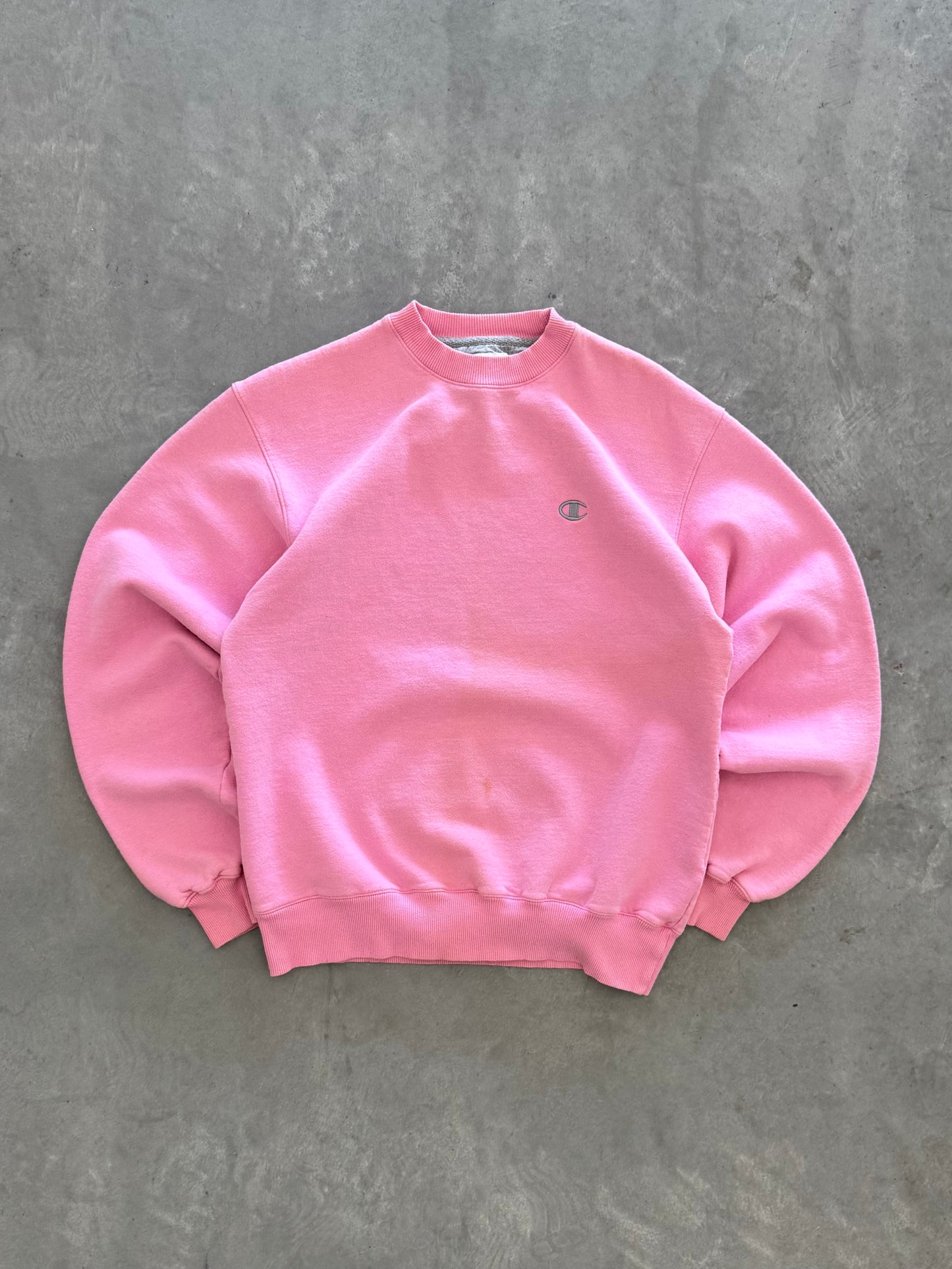 Vintage Pink Champion Sweatshirt - M