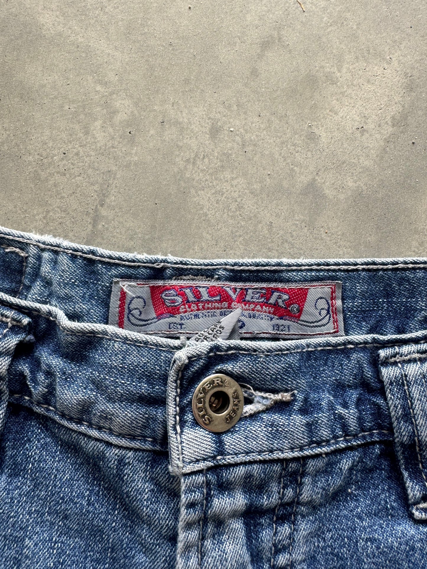 Vintage Silver Jeans Denim Shorts - 30x3