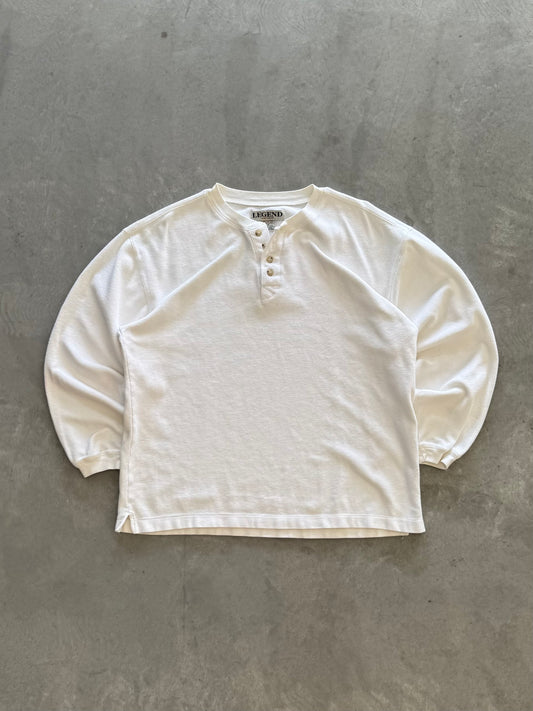 Vintage Waffle Knit Long Sleeve - M