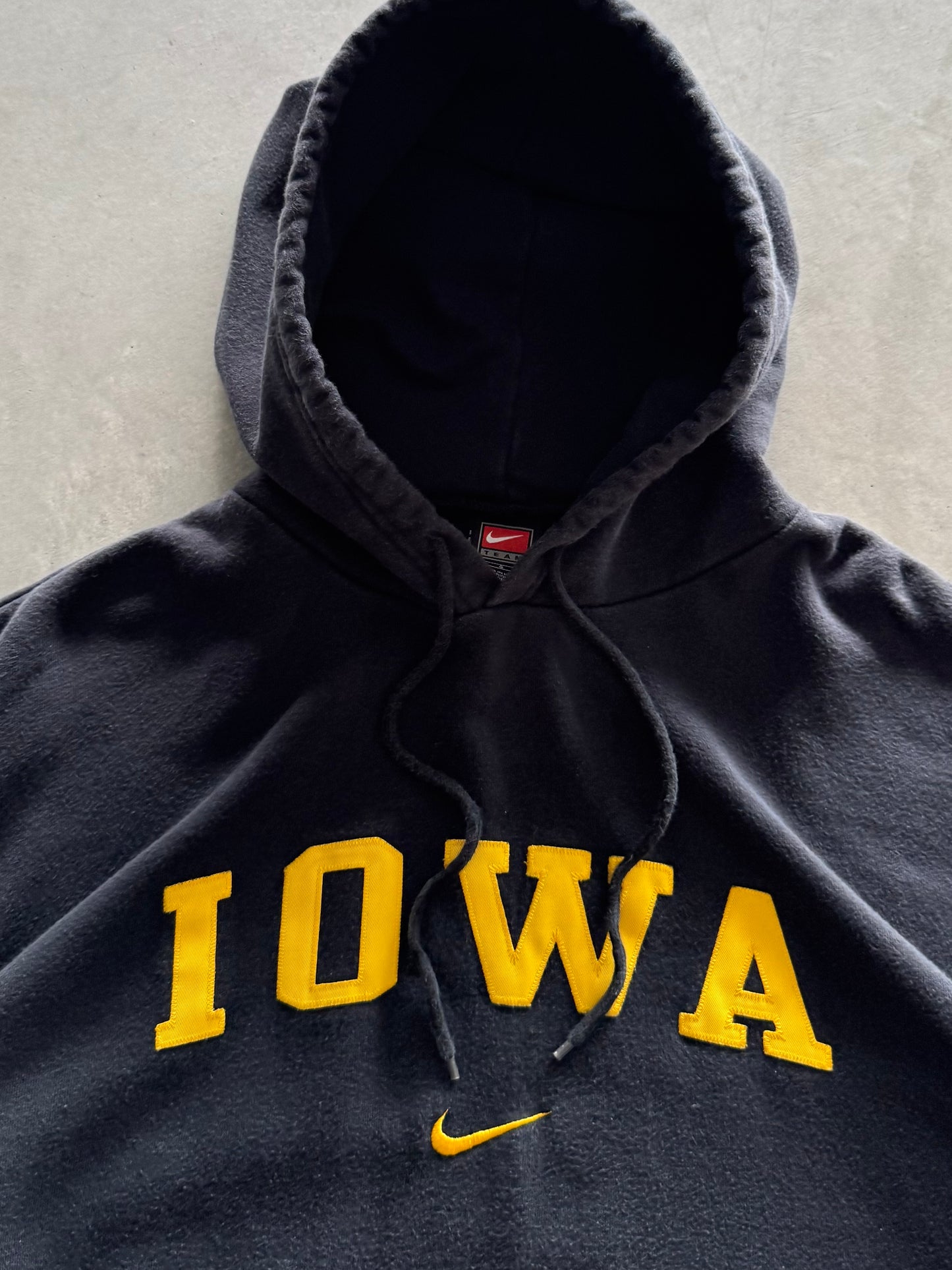 Vintage 90s Nike Iowa Hawkeyes Hoodie - L