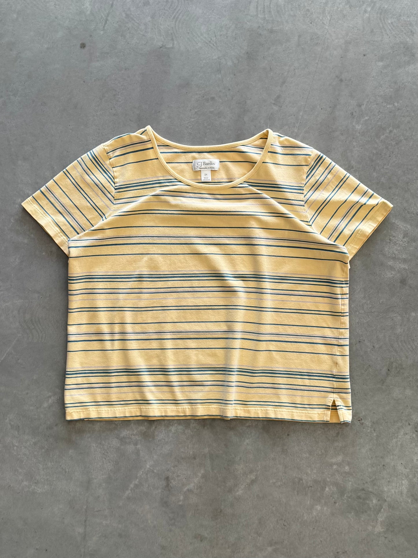Vintage Striped Women’s Tee - XXL