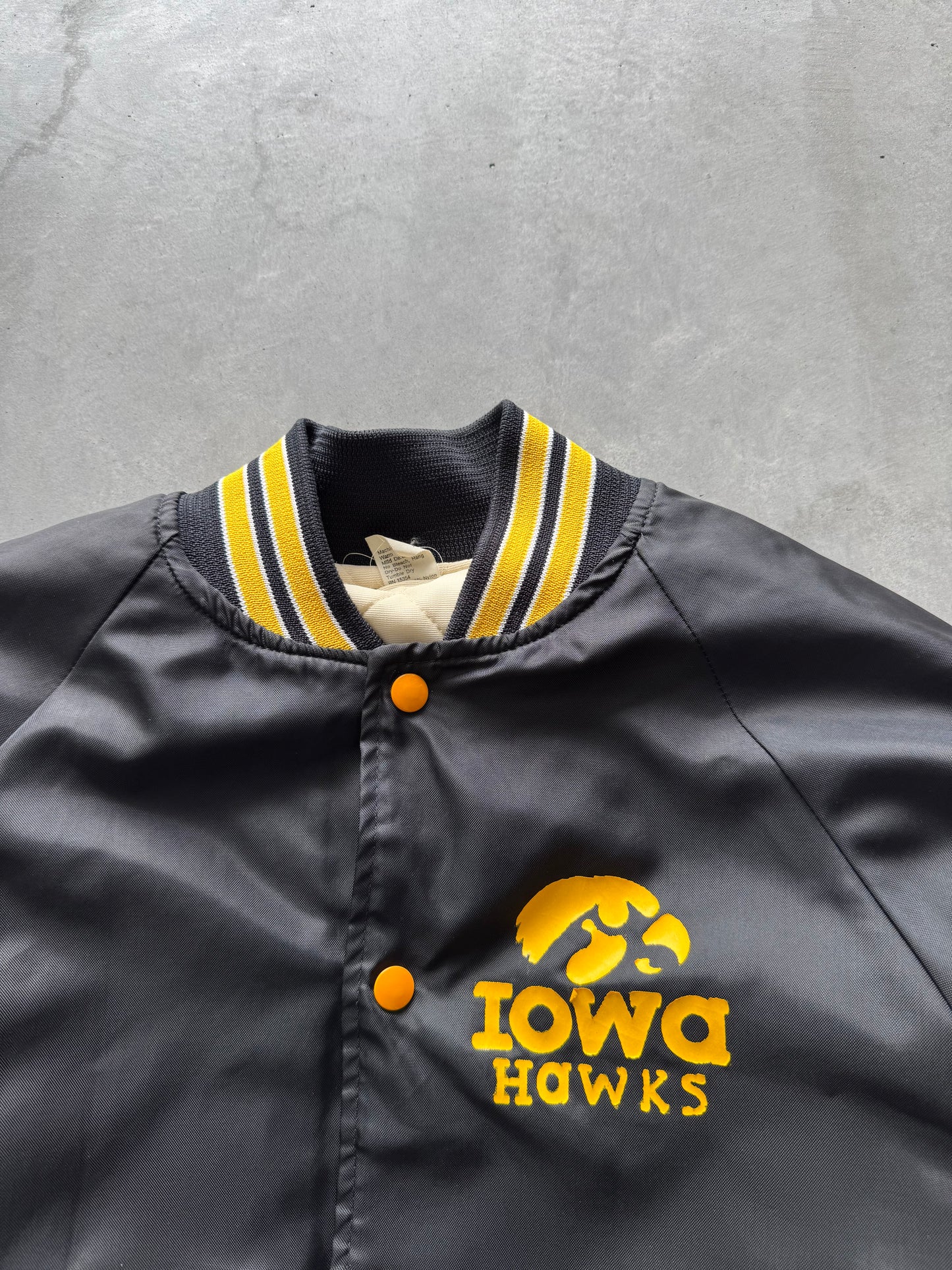 Vintage Iowa Hawkeyes Bomber Jacket - L