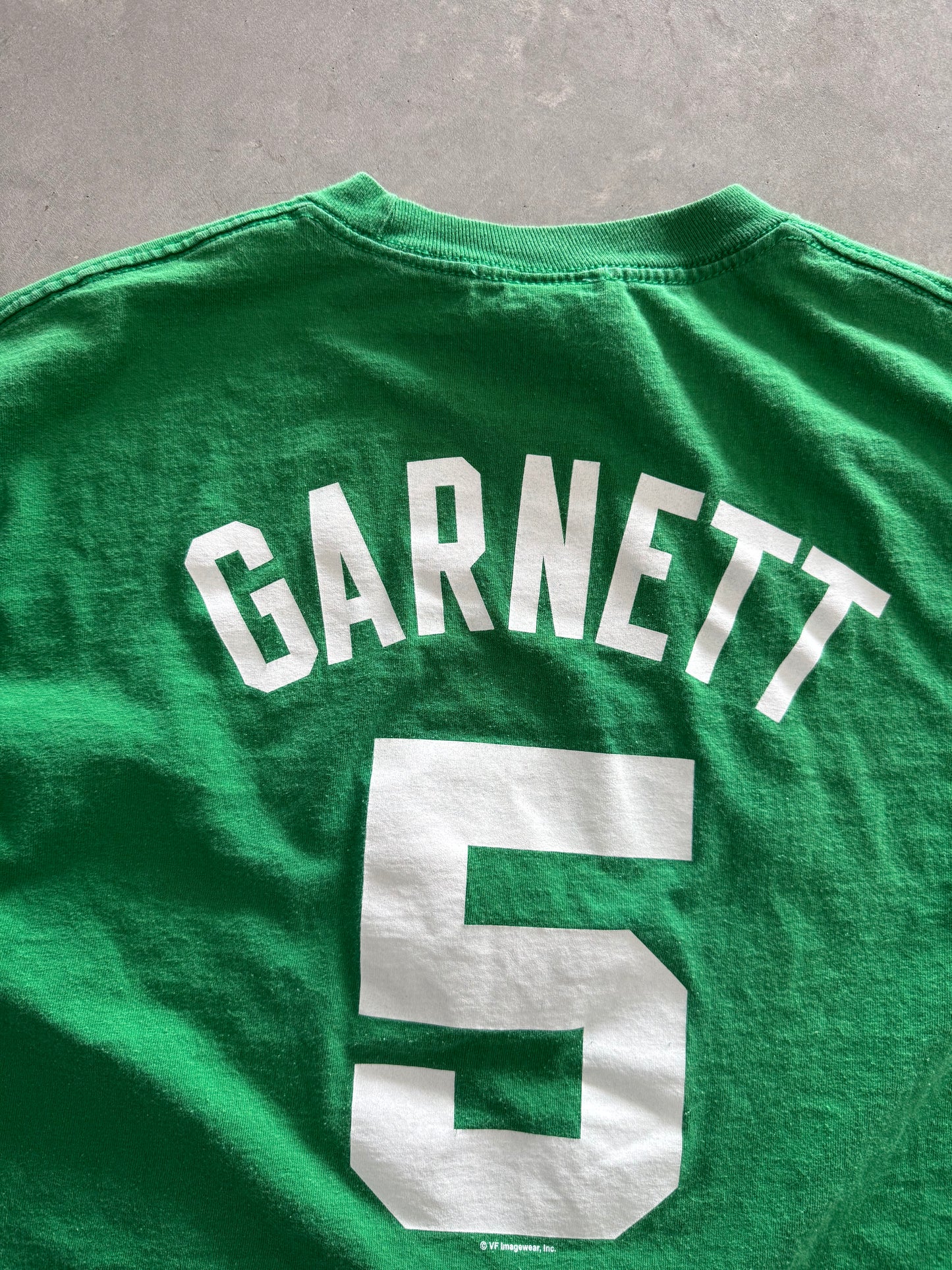 Vintage Boston Celtics Garnett Tee - XL