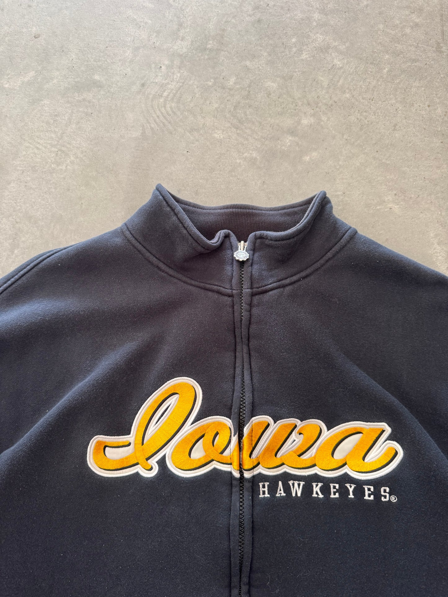 Vintage Iowa Hawkeyes Champion Zip Up - XL