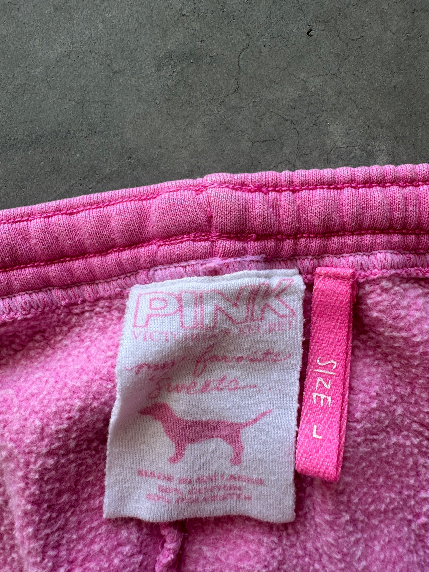 Vintage Victoria Secret Pink Joggers - L