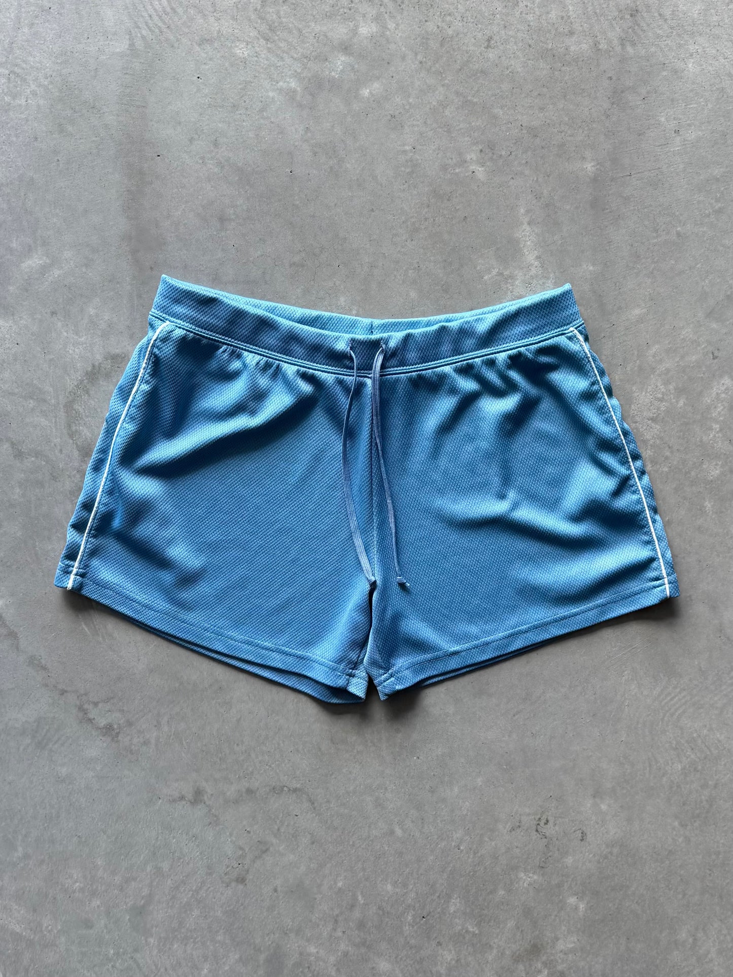 Vintage Baby Blue Track Shorts - S