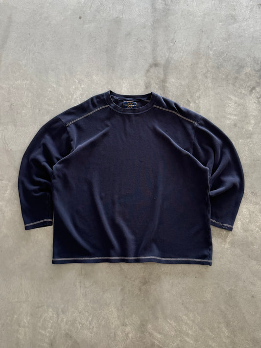 Vintage Further Out Waffle Knit Long Sleeve - XXL