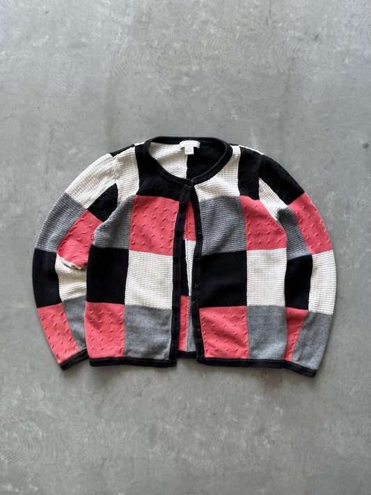 Vintage Patchwork Cardigan - S
