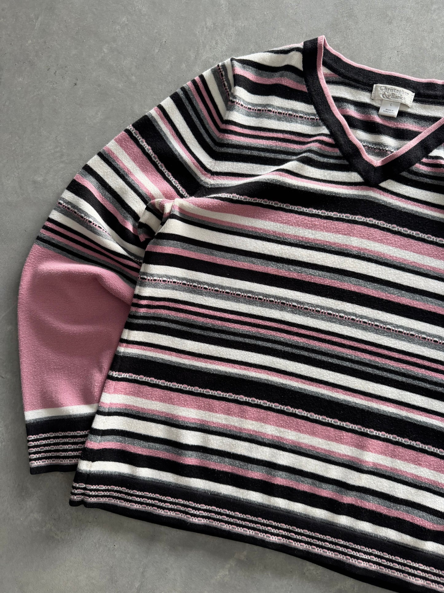 Vintage Christopher & Banks Striped Long Sleeve - L