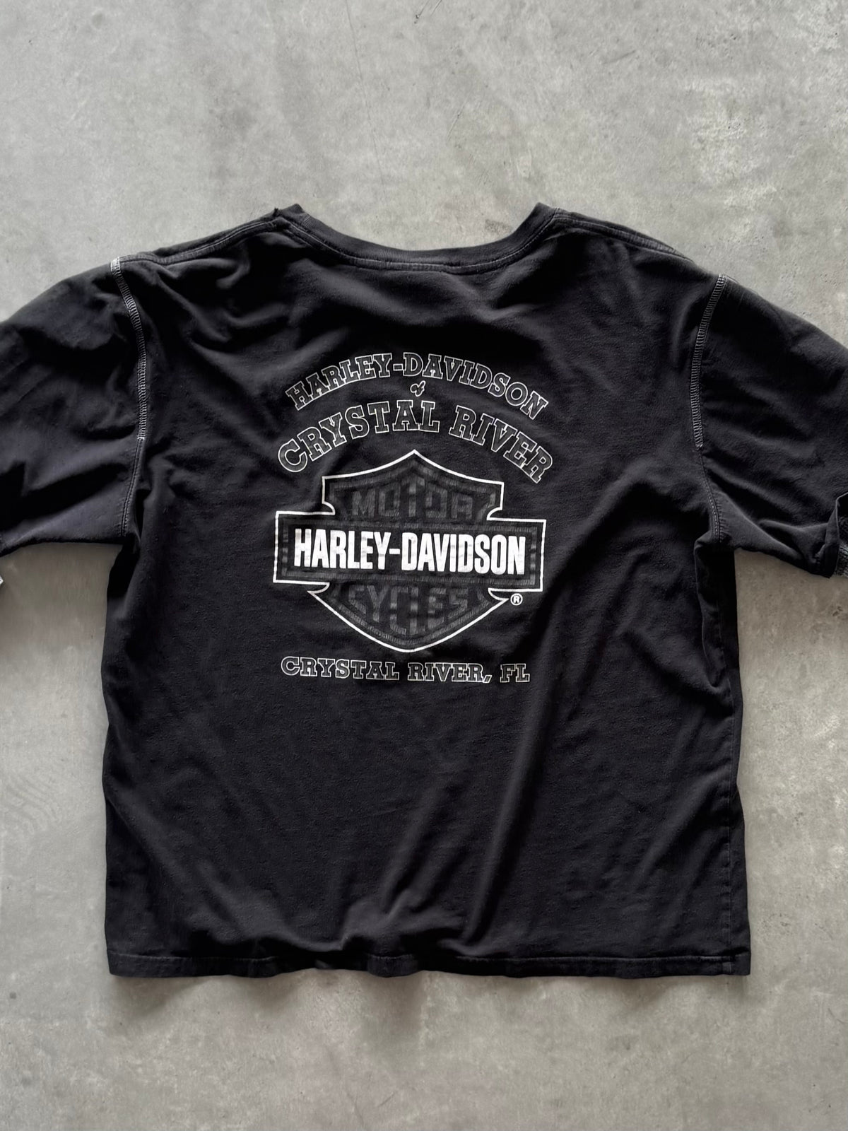Vintage Harley Davidson Layered Long Sleeve - L