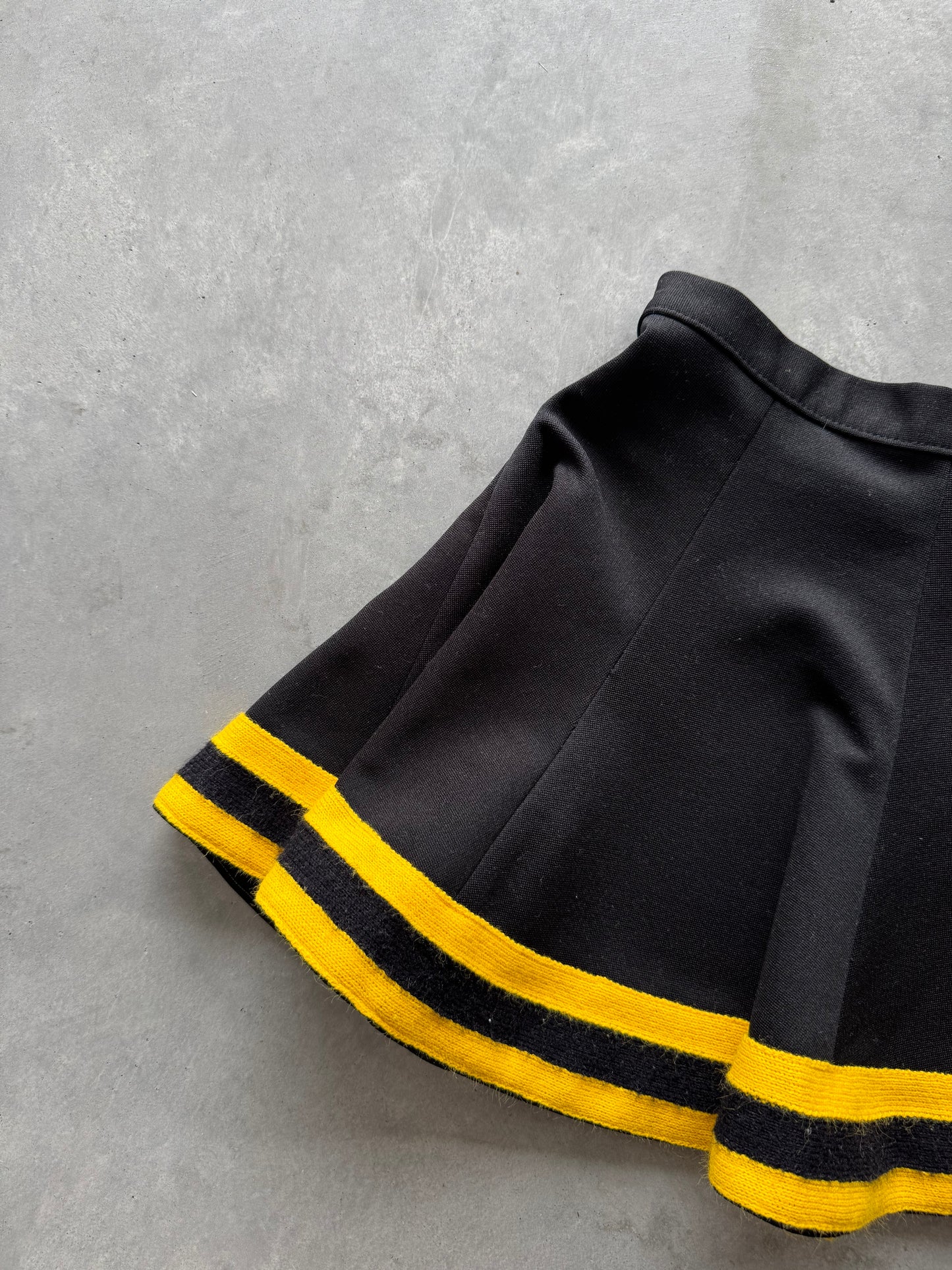 Vintage Black & Gold Skirt - XS