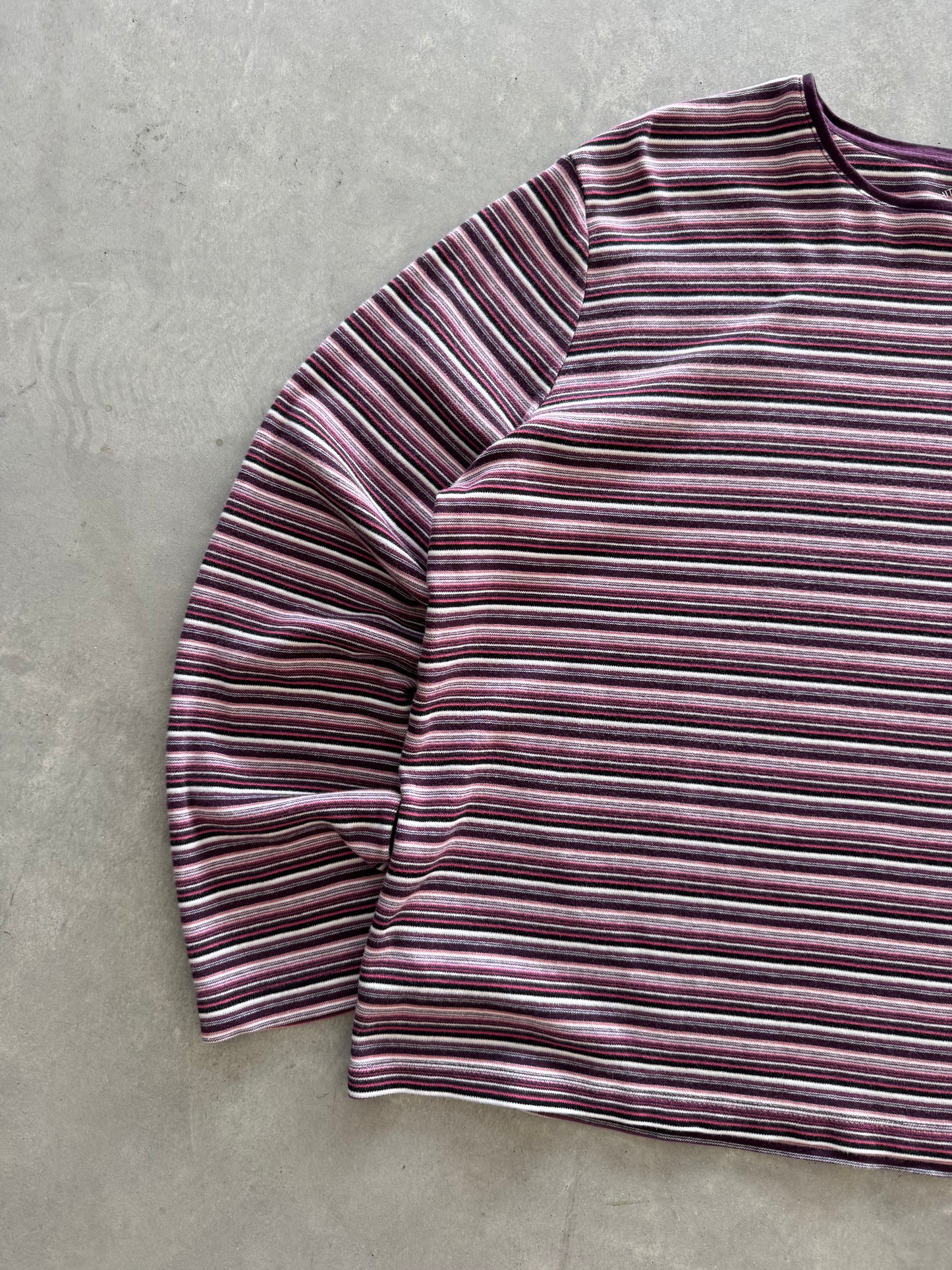Vintage Striped Women’s Long Sleeve - XL