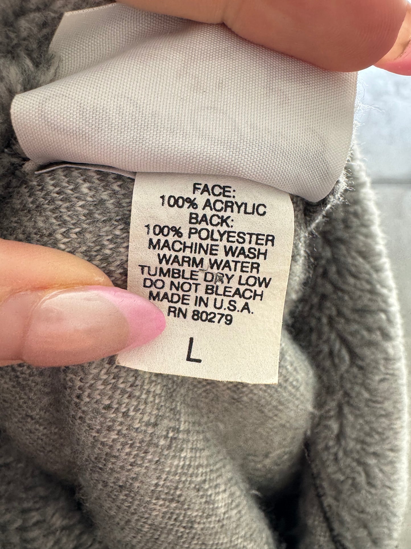 Vintage 90s Fleece Zip Up - L