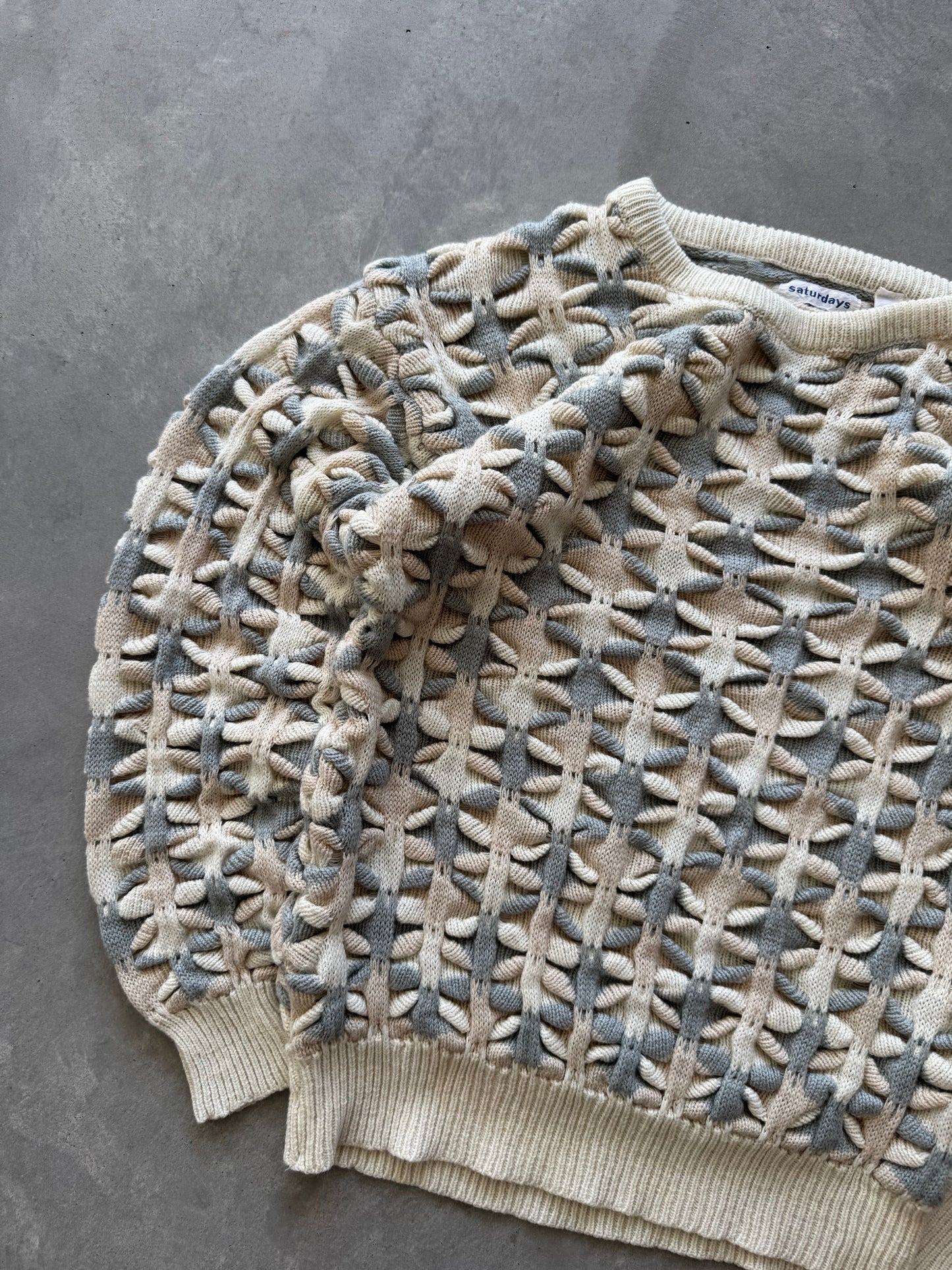 Vintage 80s Knit Sweater - M