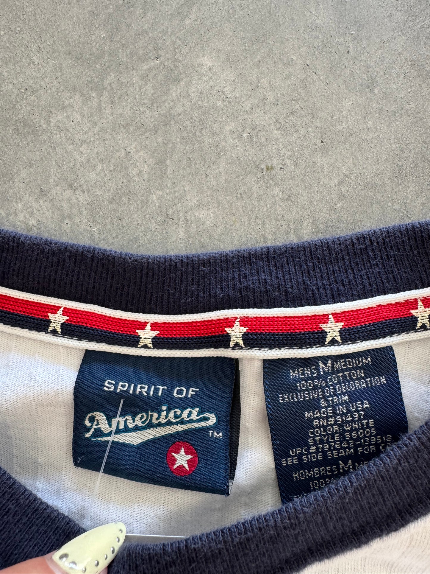 Vintage 4th of July Cropped Tee - M