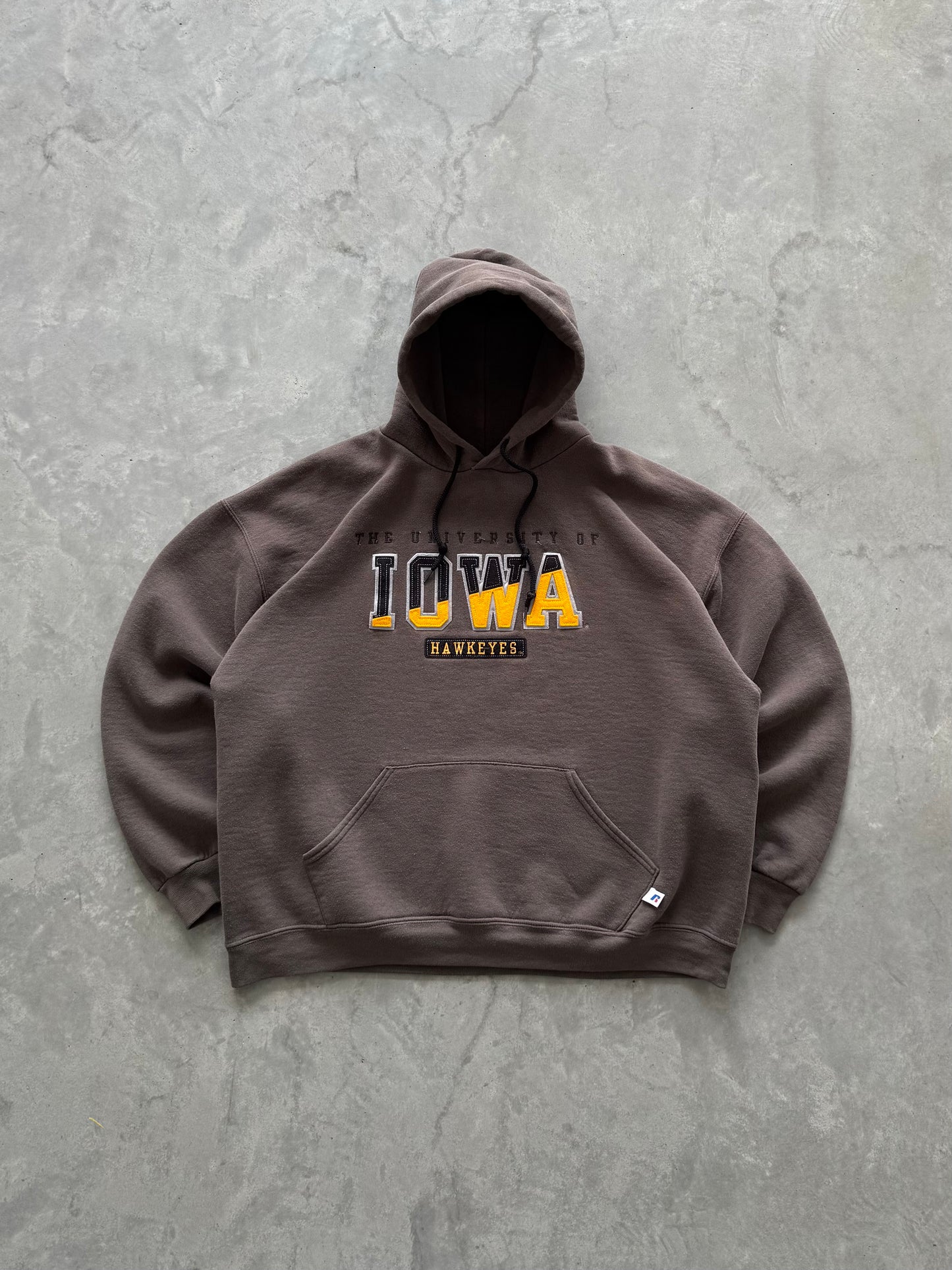 Vintage Iowa Hawkeyes Russell Hoodie - XL