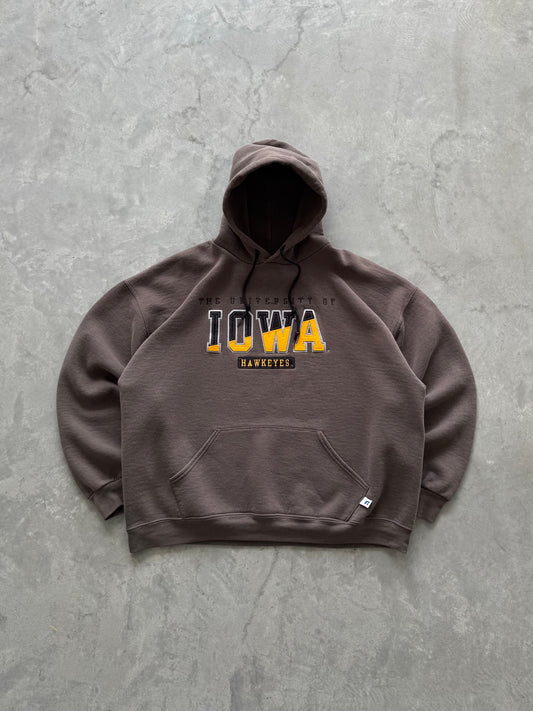 Vintage Iowa Hawkeyes Russell Hoodie - XL