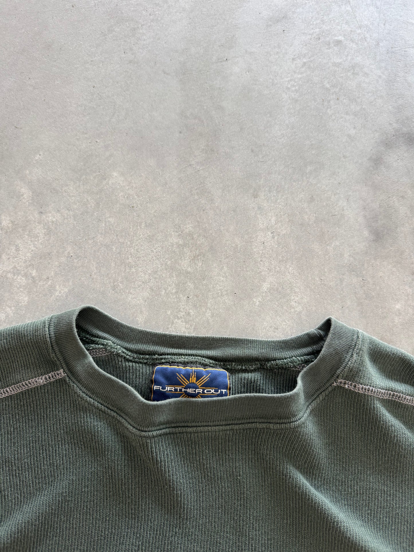 Vintage Further Out Waffle Knit Long Sleeve - XXL