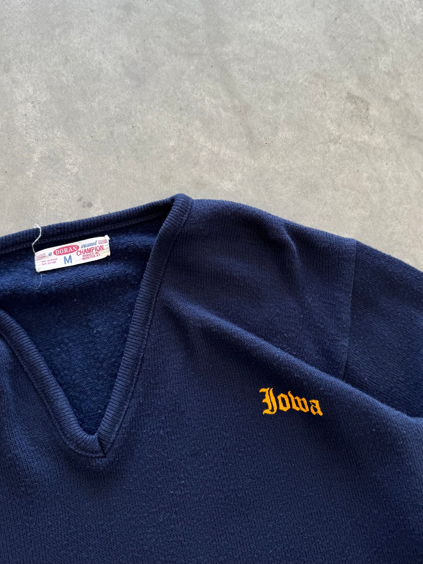 Vintage 1960s Champion Iowa Sweater - M