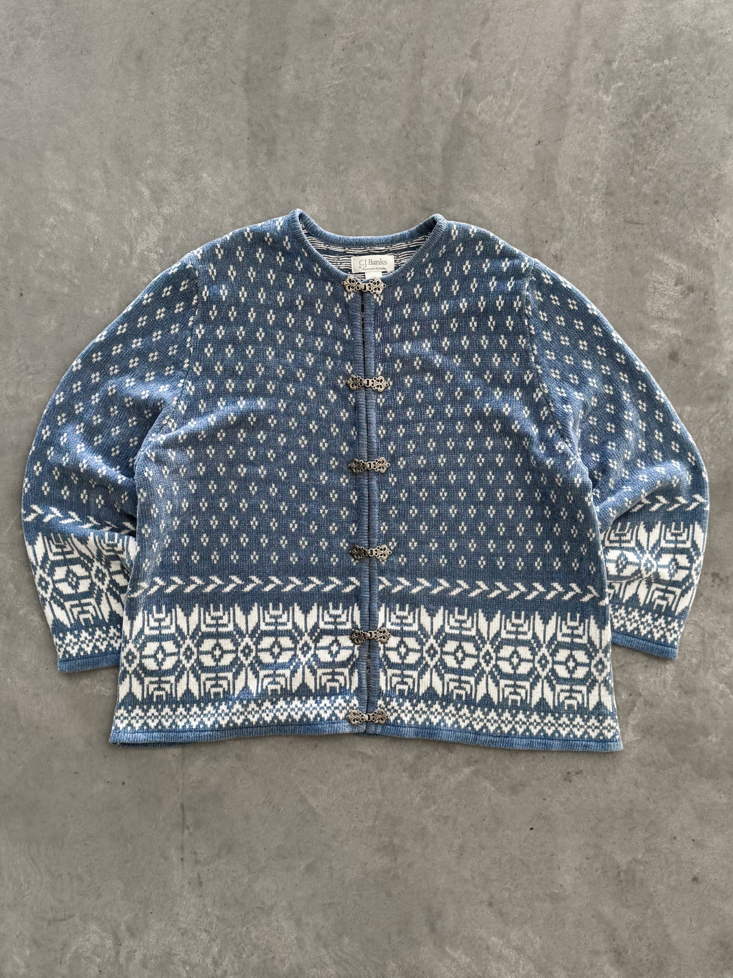 Vintage C.J. Banks Nordic Cardigan - XXL