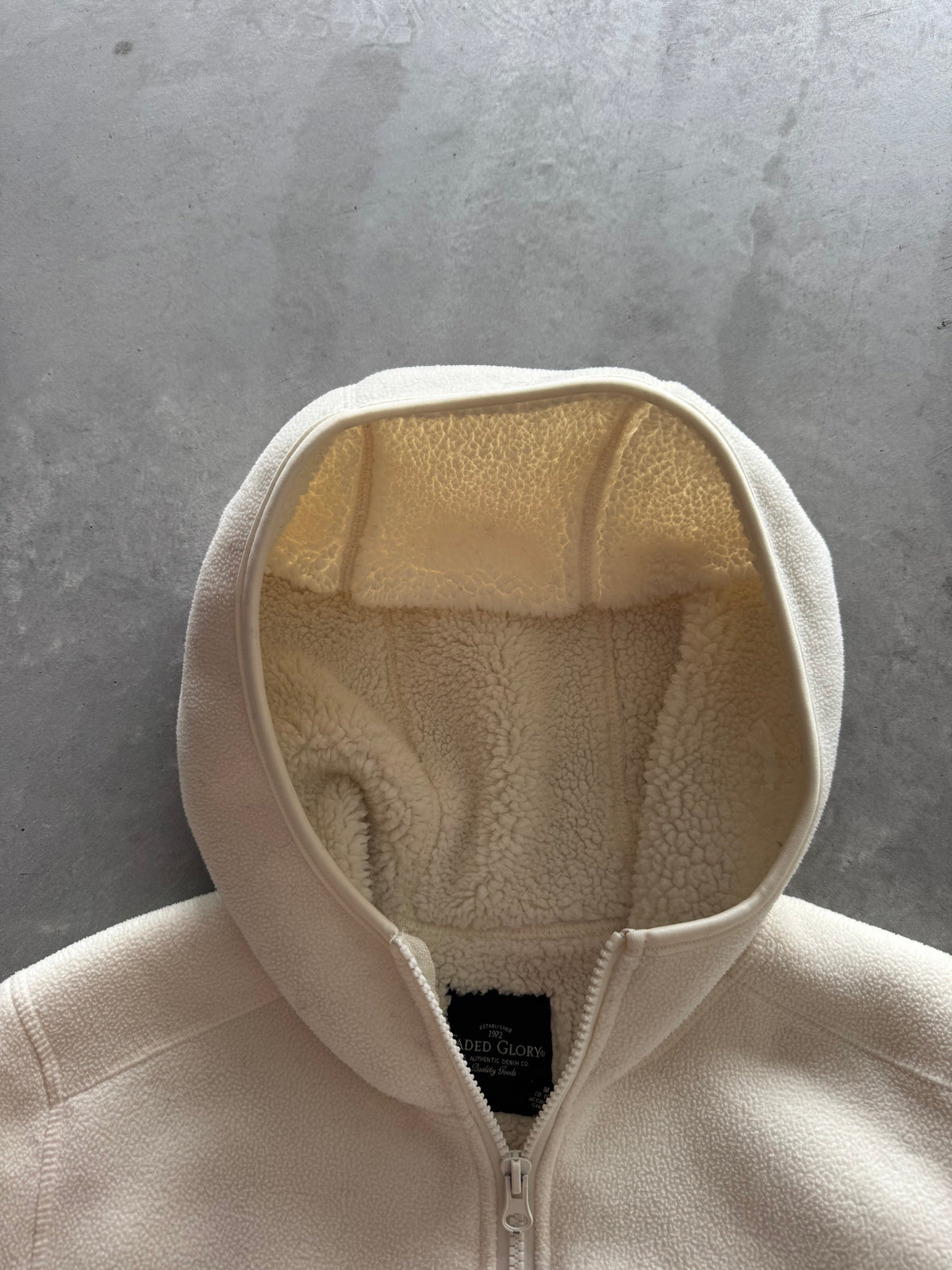 Vintage Faded Glory Sherpa Lined Fleece Women’s Jacket - M