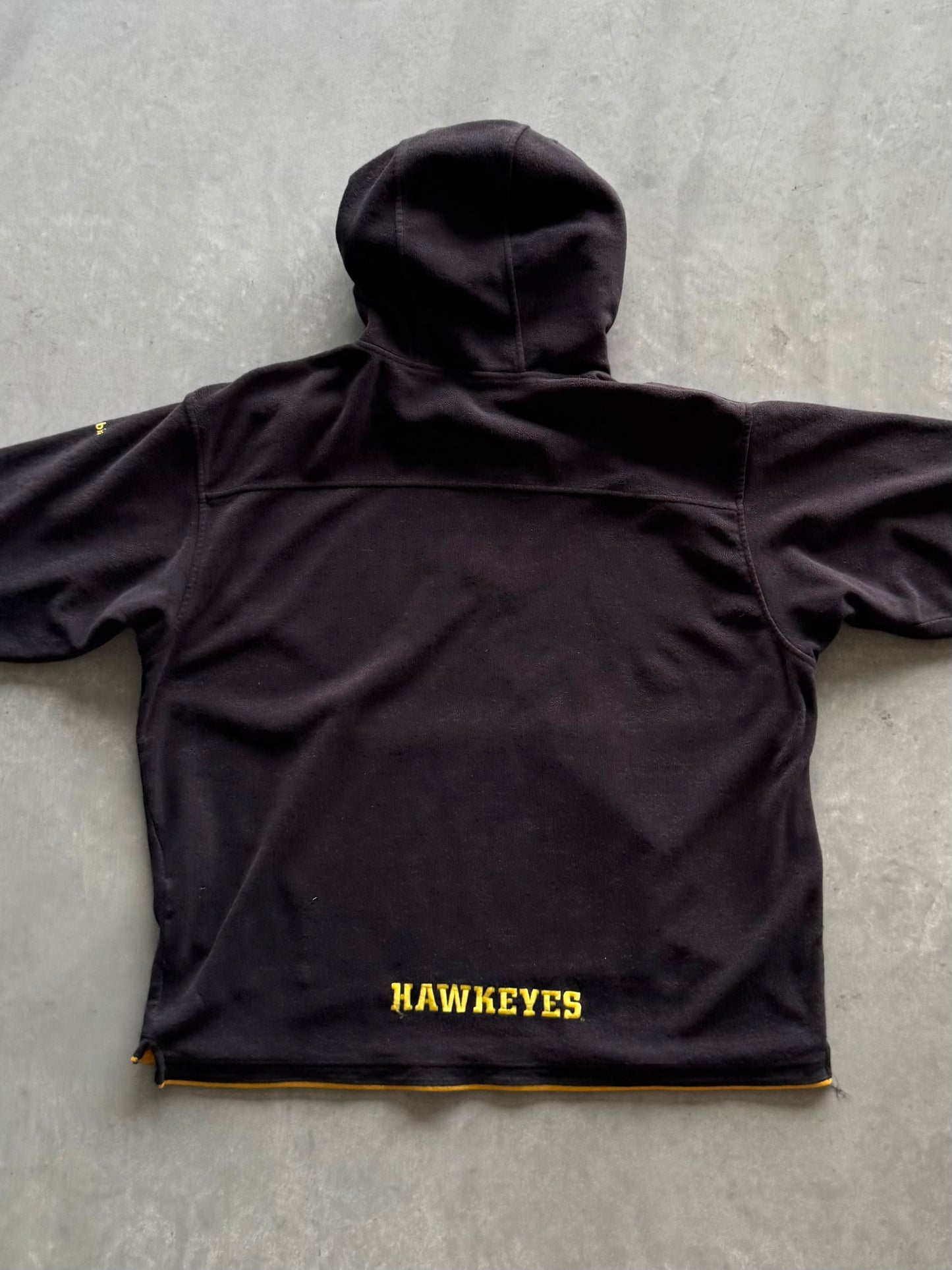 Vintage Iowa Hawkeyes Columbia Fleece Hoodie - XL