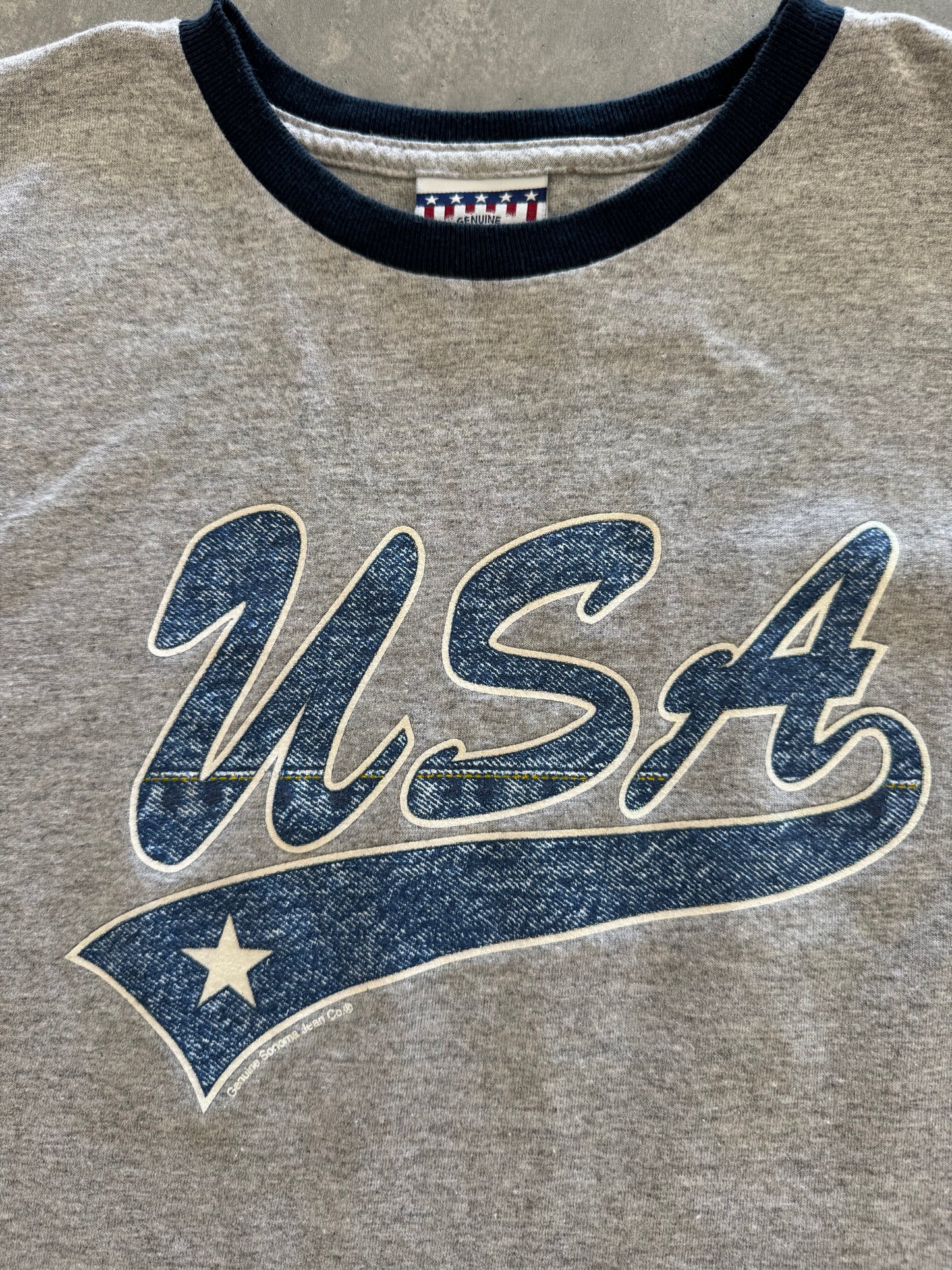 Vintage USA Women’s Baby Tee - L