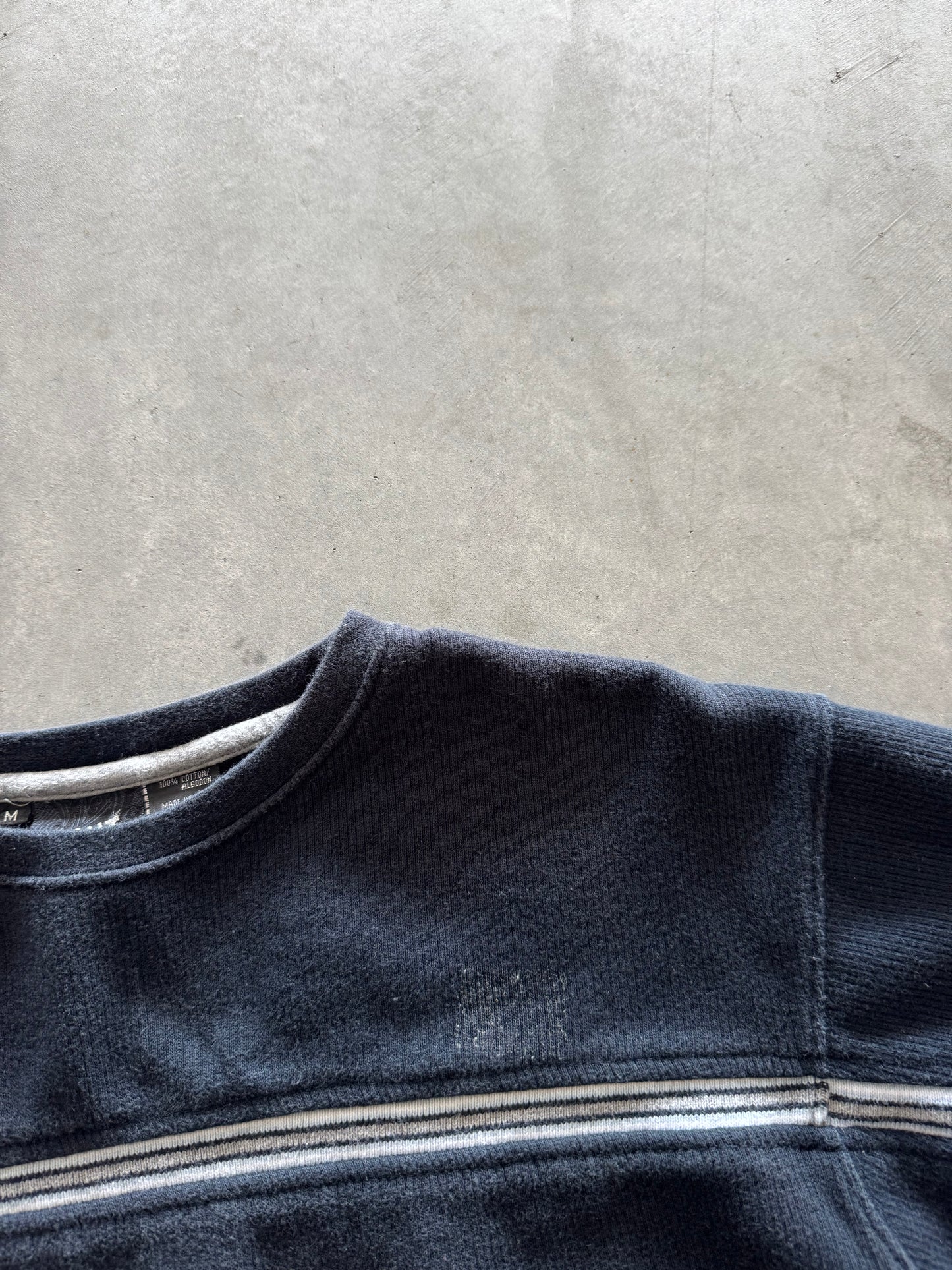 Vintage Navy Blue Long Sleeve - M