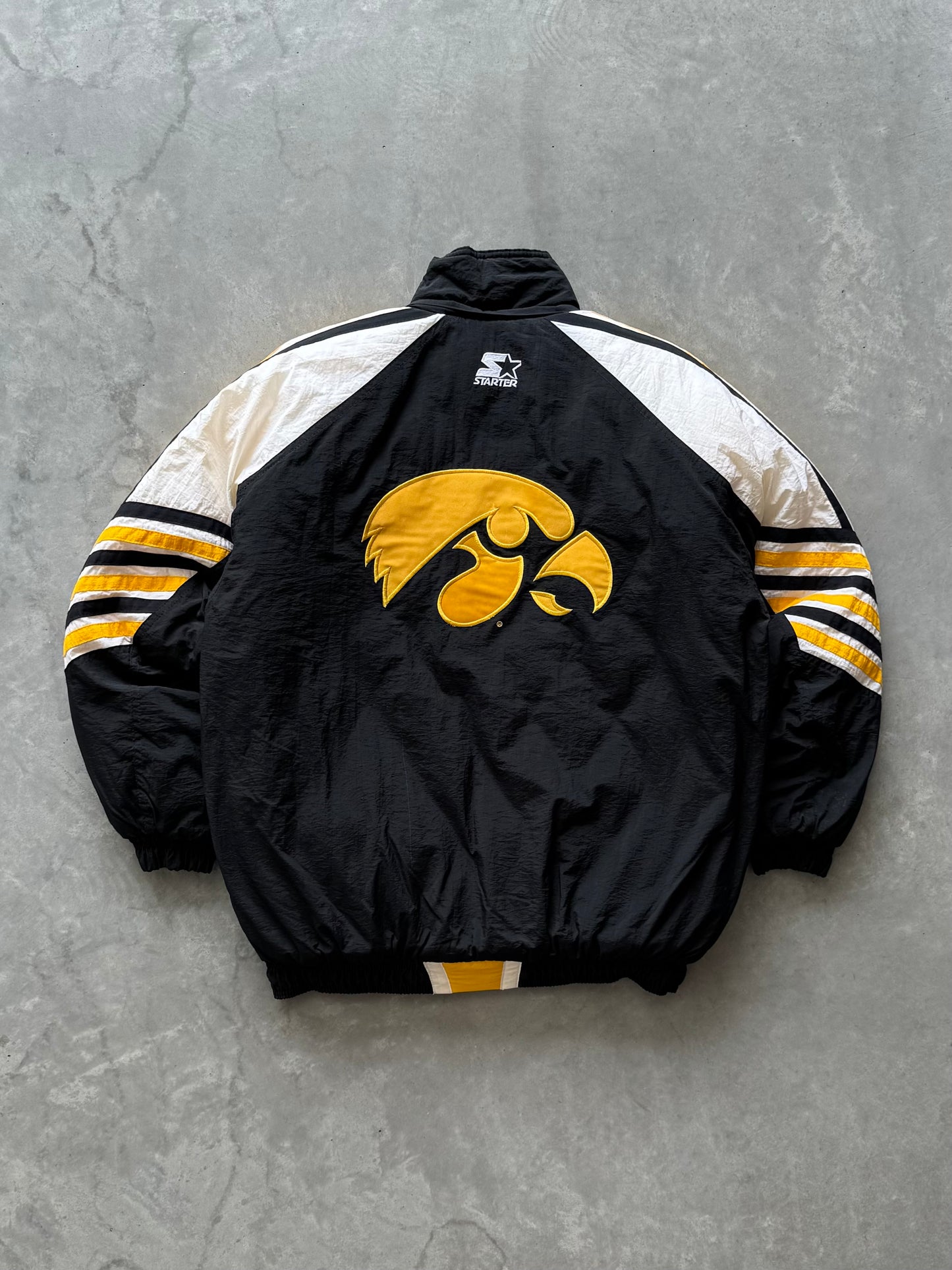 Vintage 90s Starter Iowa Hawkeyes Coat - M