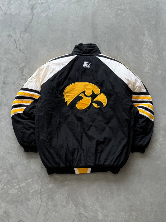 Vintage 90s Starter Iowa Hawkeyes Coat - M