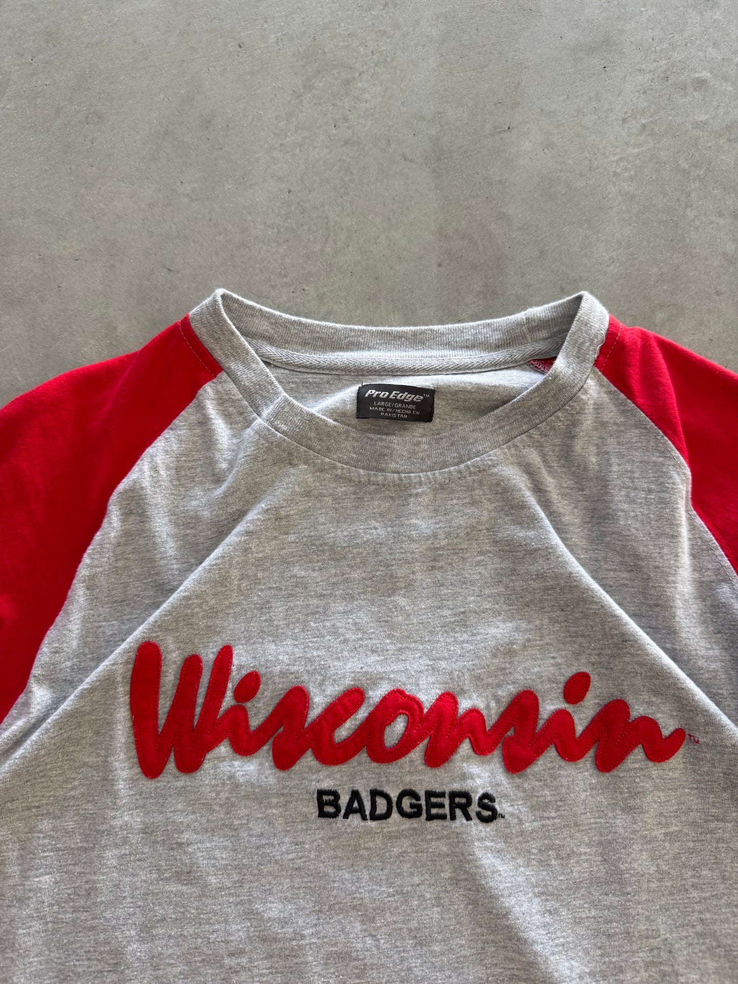 Vintage Wisconsin Badgers Tee - L