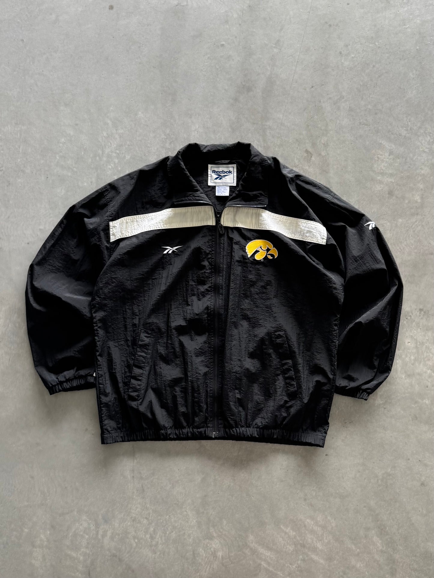 Vintage 90s Reebok Iowa Hawkeyes Jacket - M