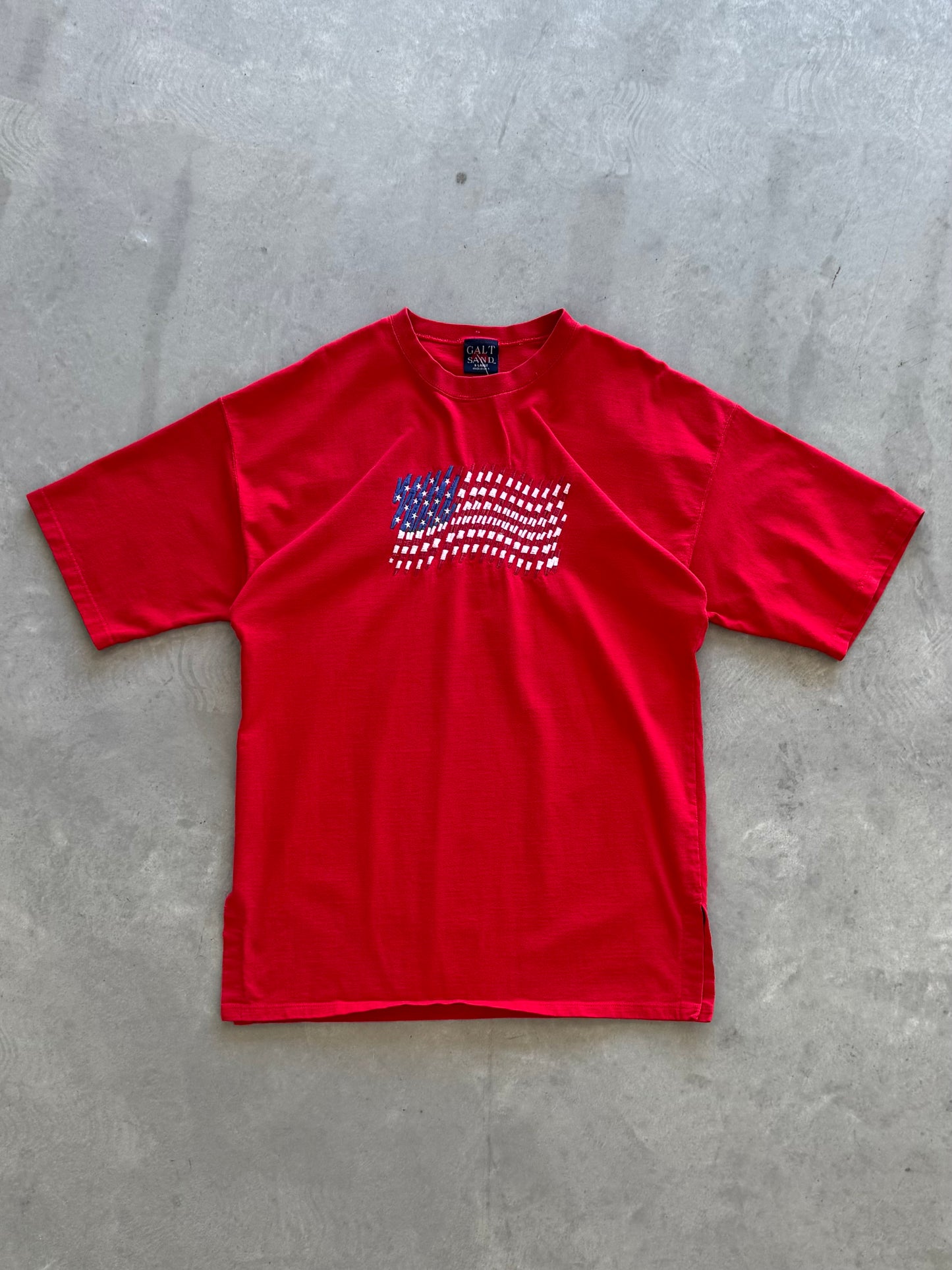 Vintage 4th of July Flag Tee - XL