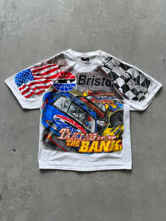 Vintage Nascar Chase Authentic’s All Over Print Tee - L