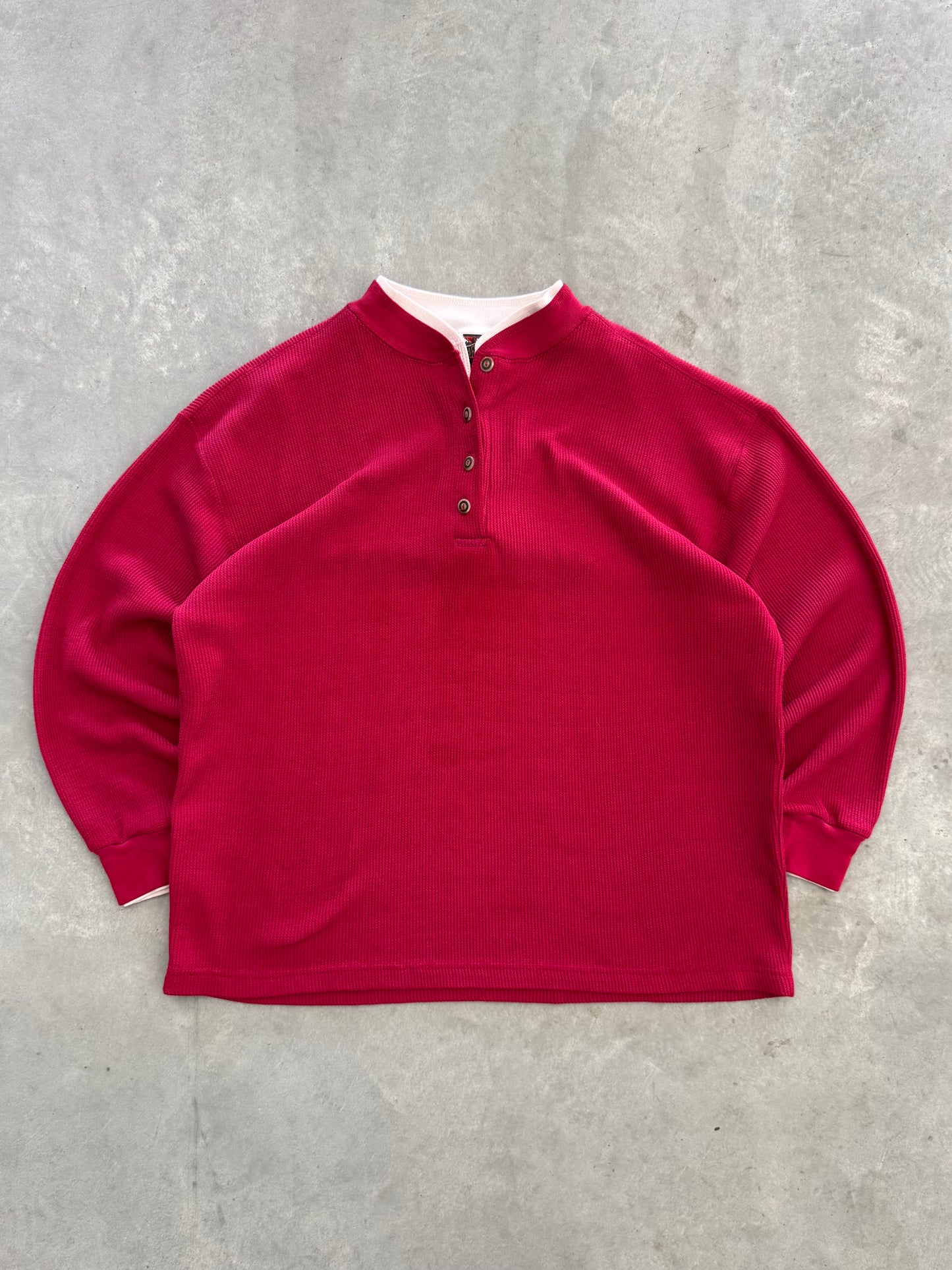 Vintage Layered Waffle Knit - M