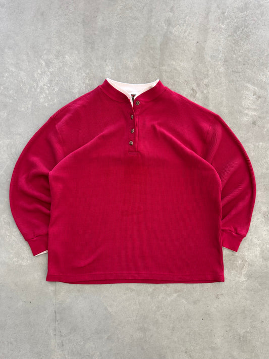 Vintage Layered Waffle Knit - M