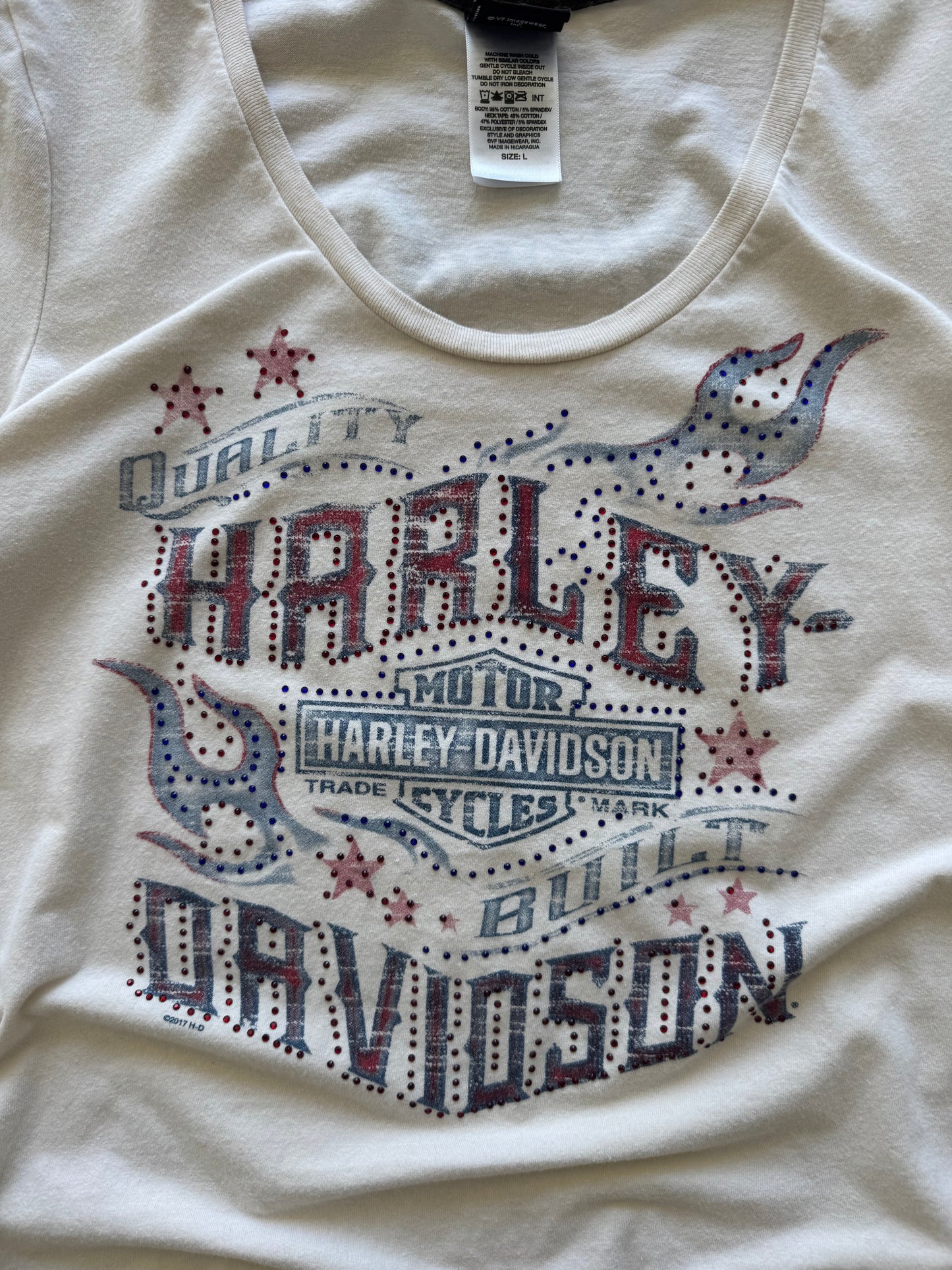Harley Davidson Women's Tee - L