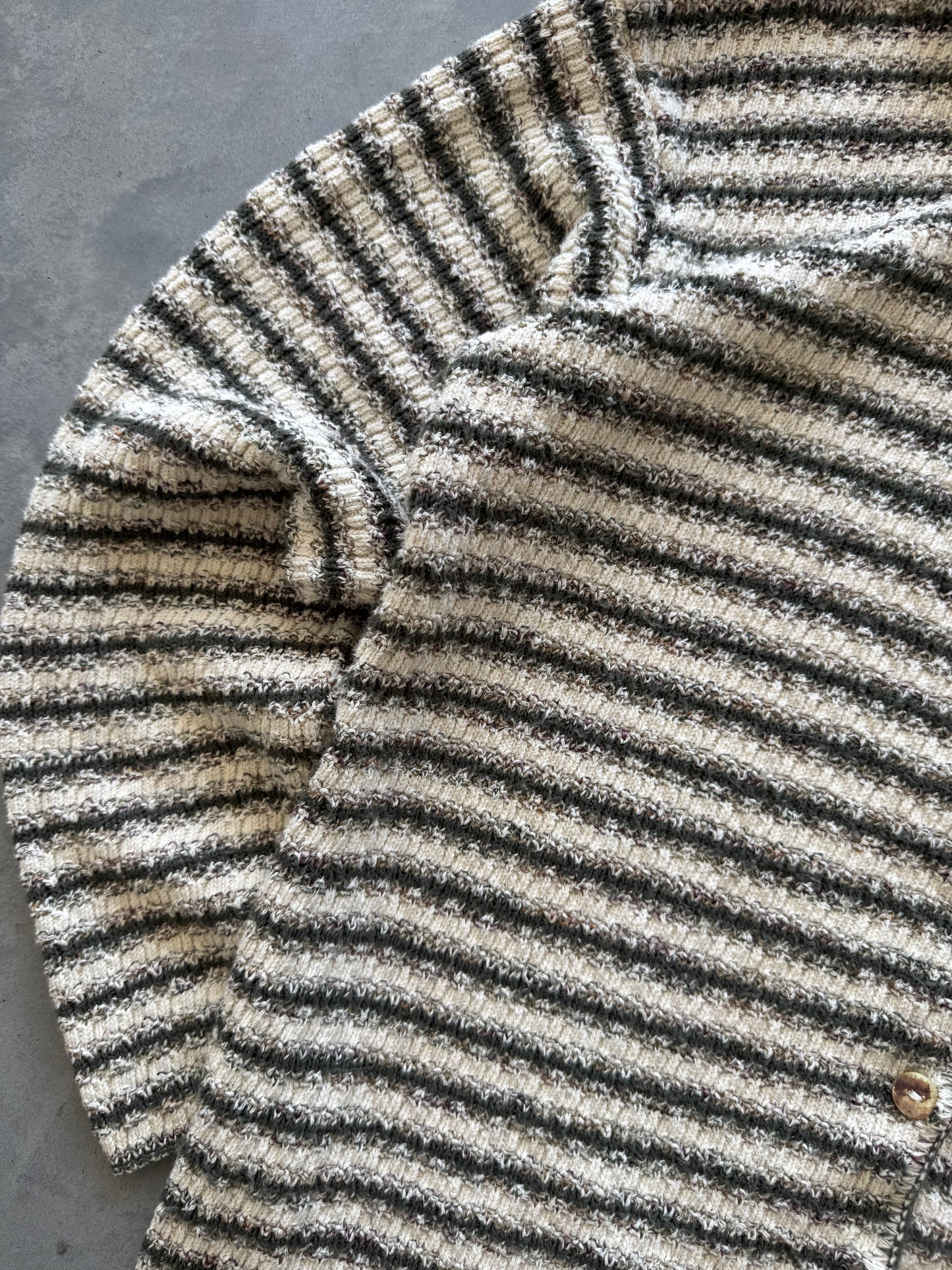 Vintage Striped Women’s Cardigan - S