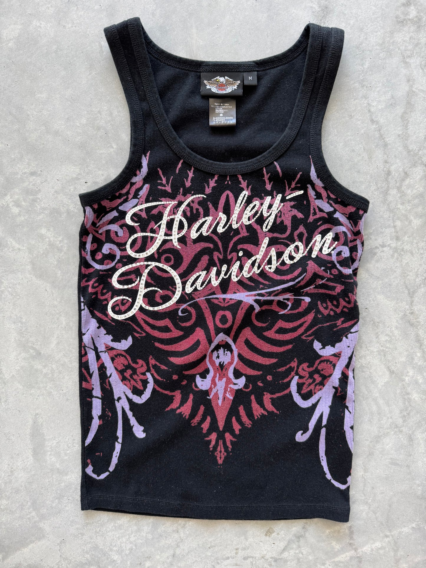 Vintage Harley Davidson Tank Top - M