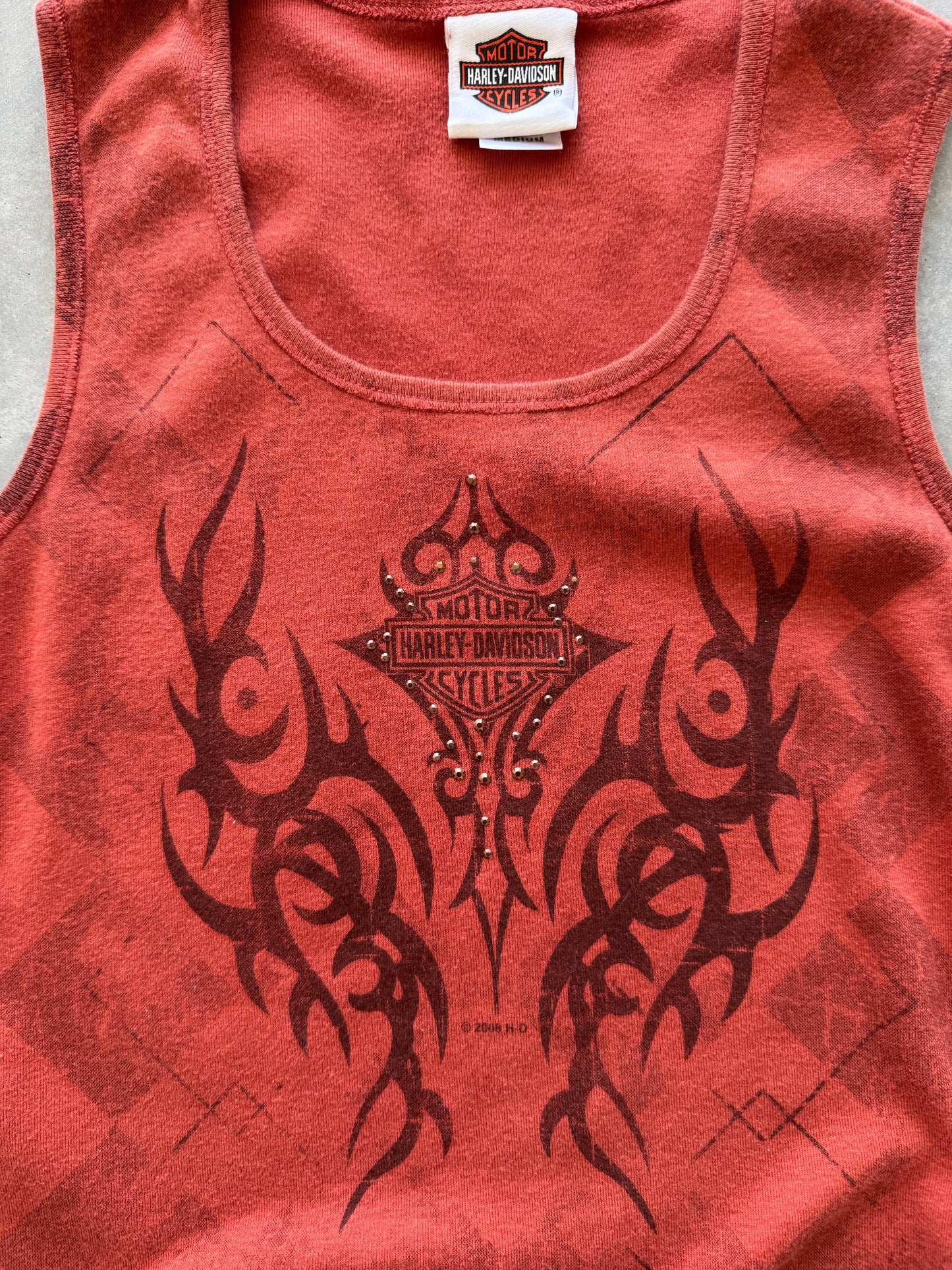 Harley Davidson 00s Tank Top - M