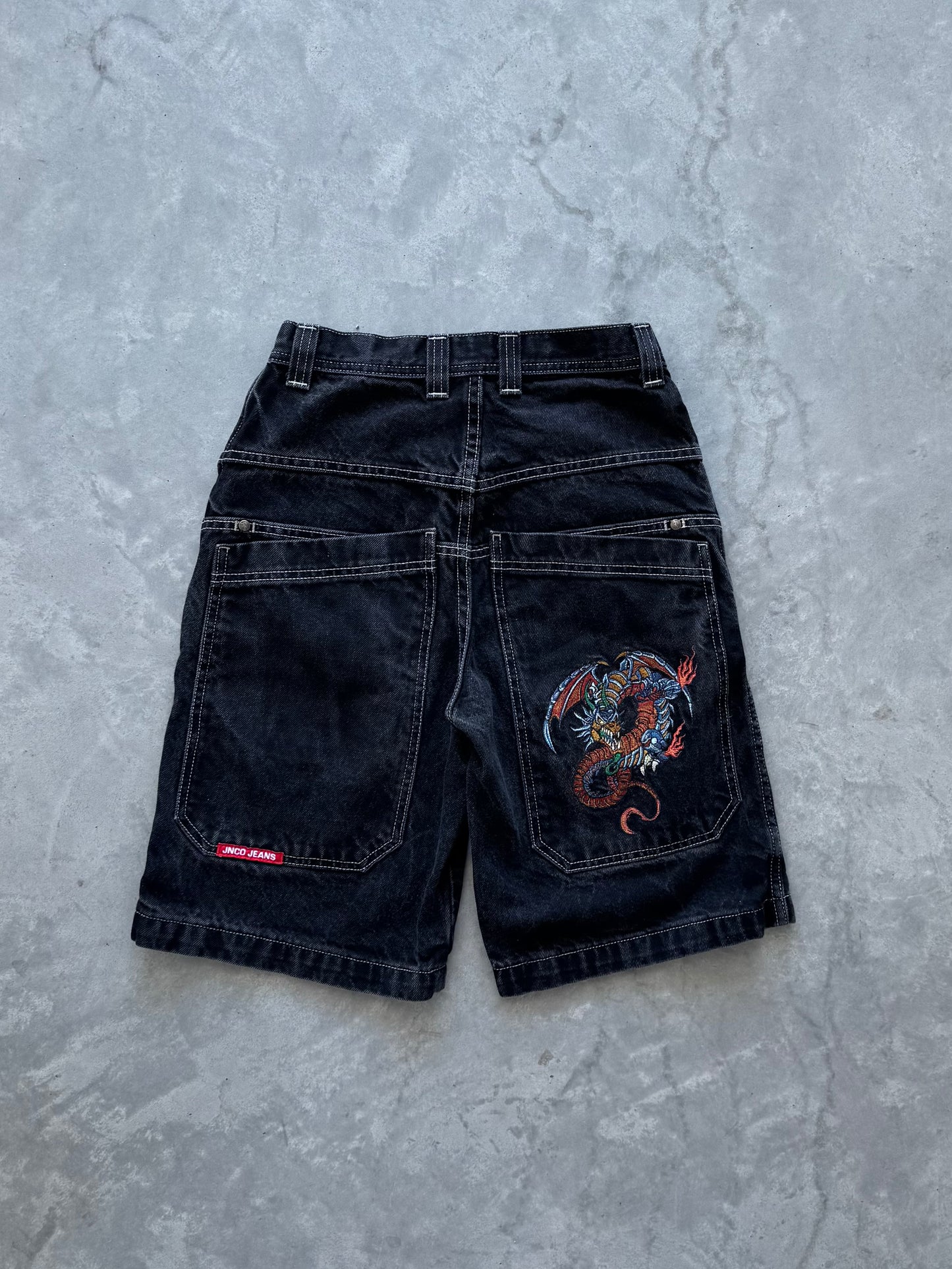Vintage JNCO Dragon Denim Shorts - 26x11