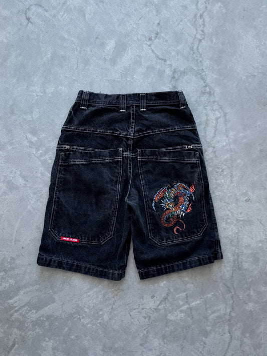 Vintage JNCO Dragon Denim Shorts - 26x11