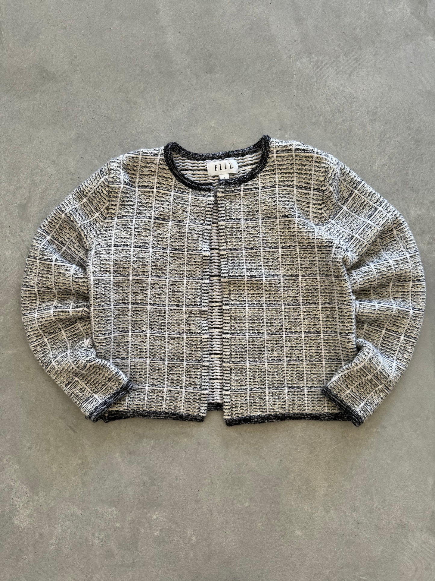 Soft Knit Open Sweater - S