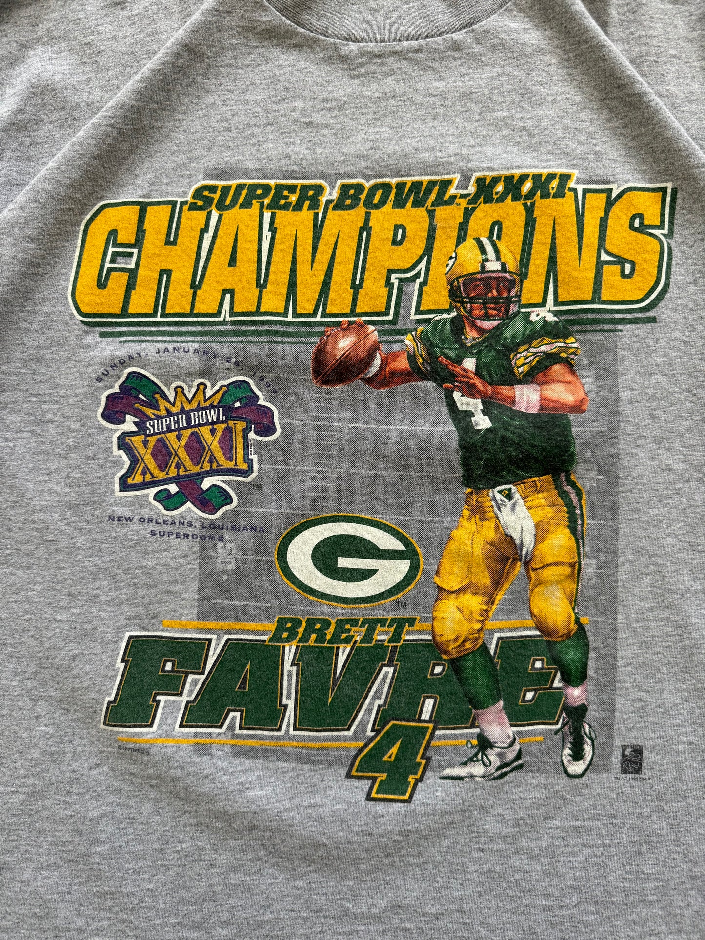 Vintage Packers 1997 Super Bowl Champs Tee - L