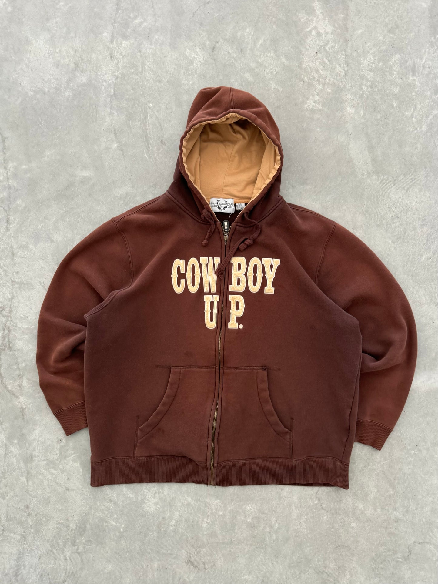 Cowboy Up Zip Up Hoodie - XXL