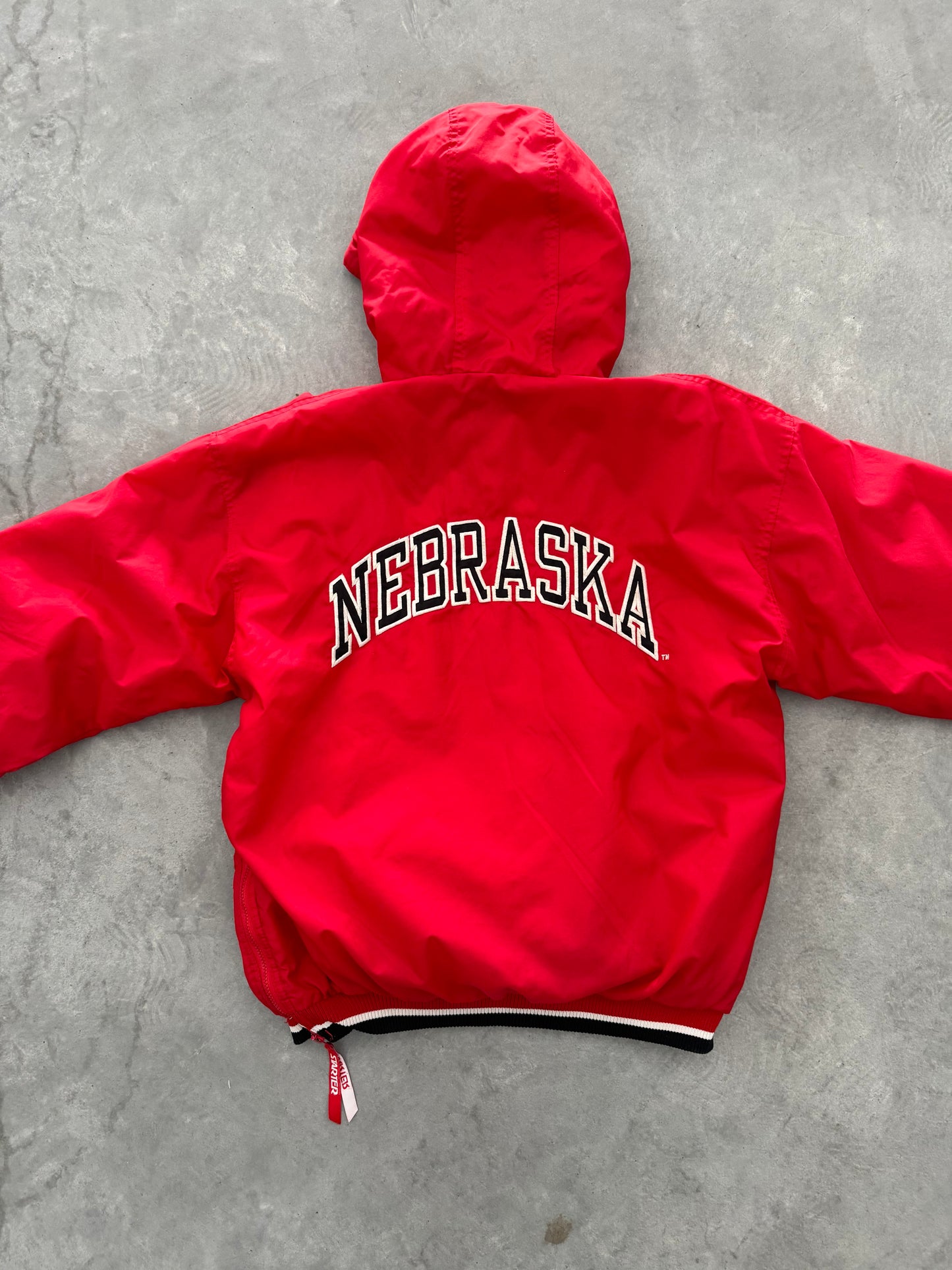 Vintage 90s Nebraska Starter Coat - S