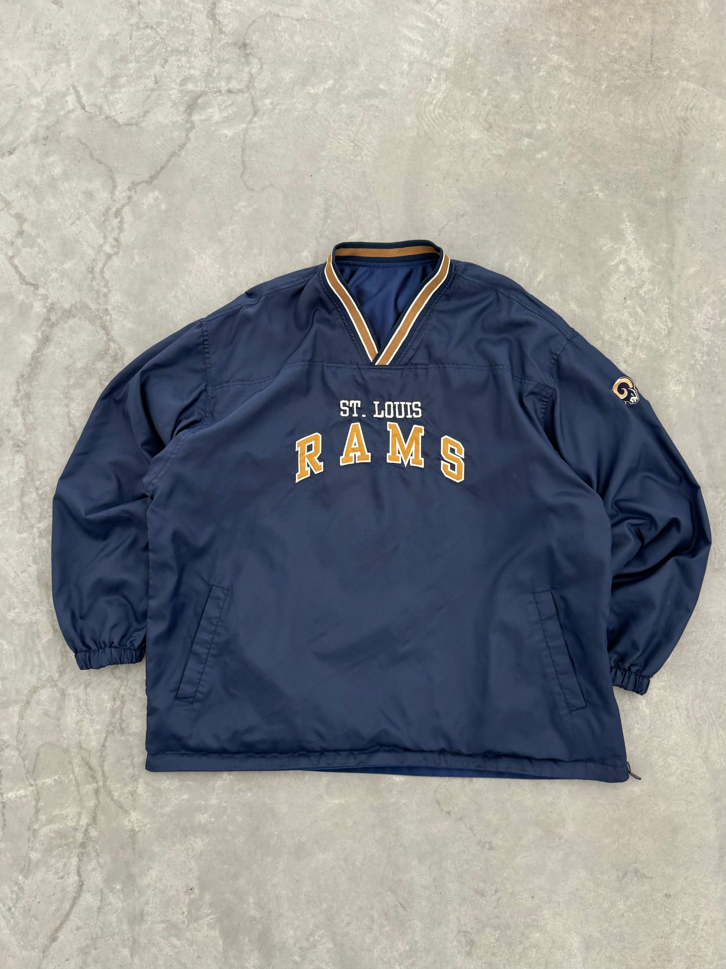 Vintage Rams Reversible Windbreaker - XL